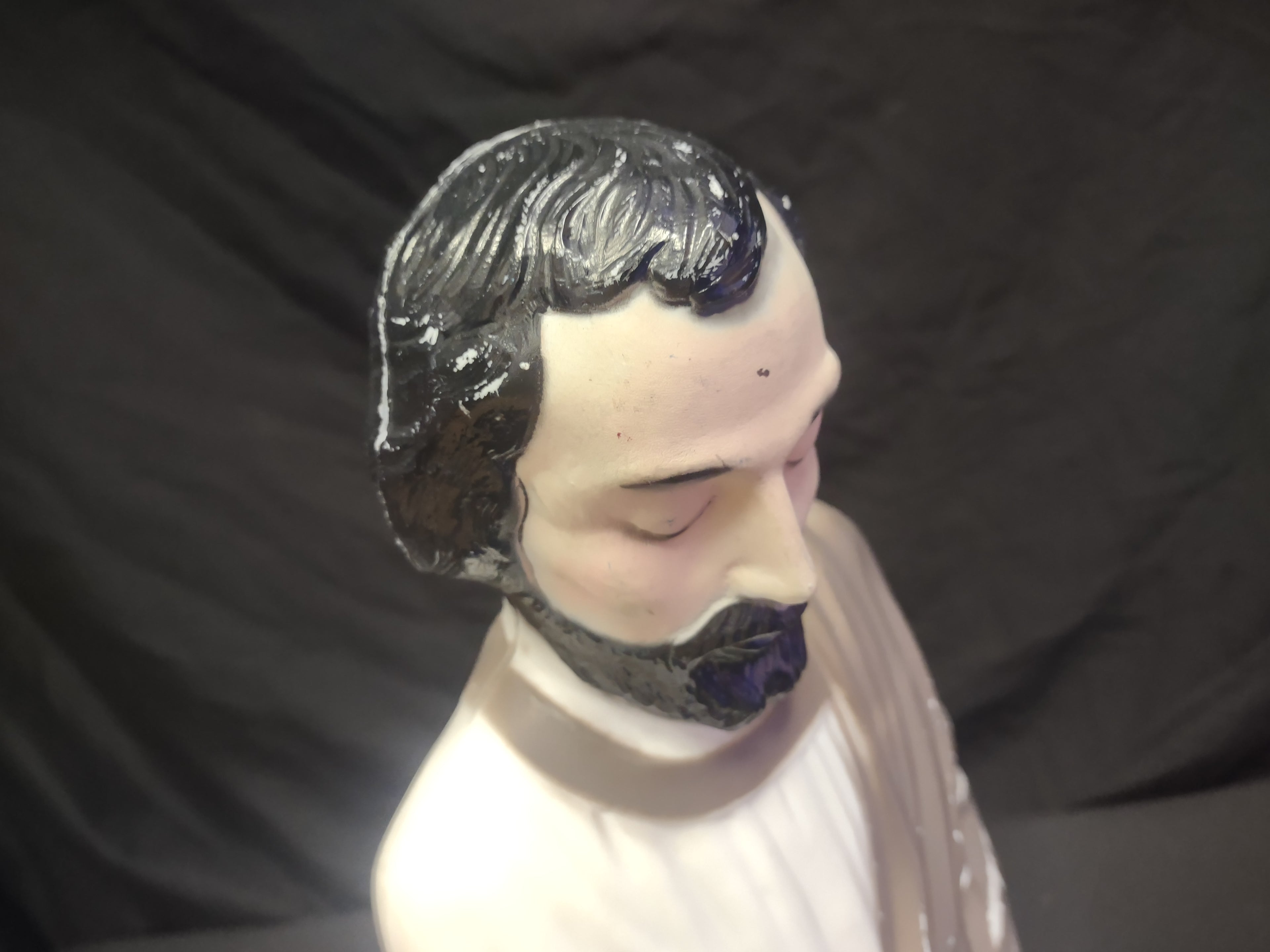 Vintage Blow Mold Christmas Nativity Brown NO LIGHT Joseph 18" (lot 2276)