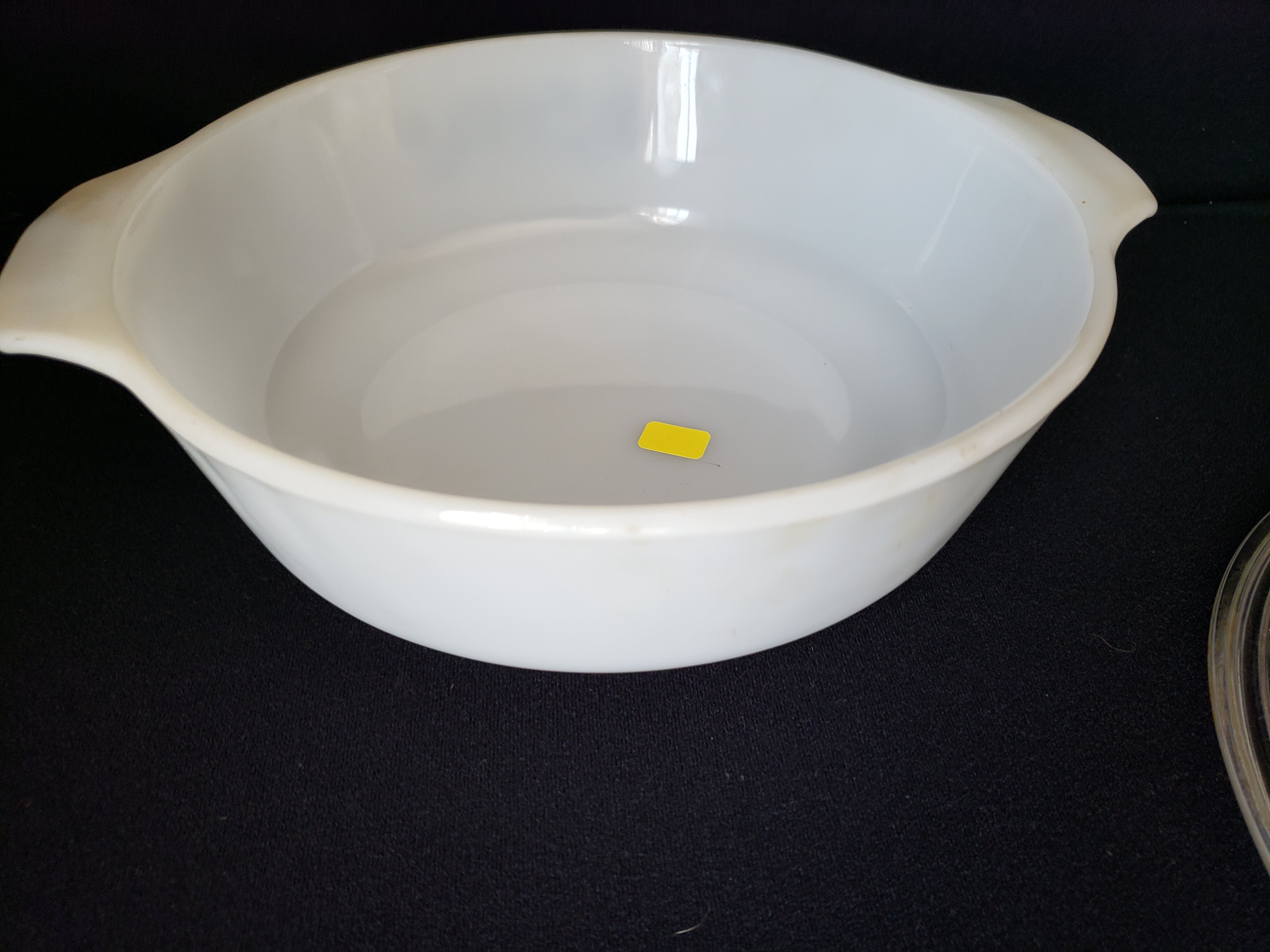 Anchor Hocking Fire King 2 Qt #438 Casserole Dish with Lid Cornflower (lot 2164)