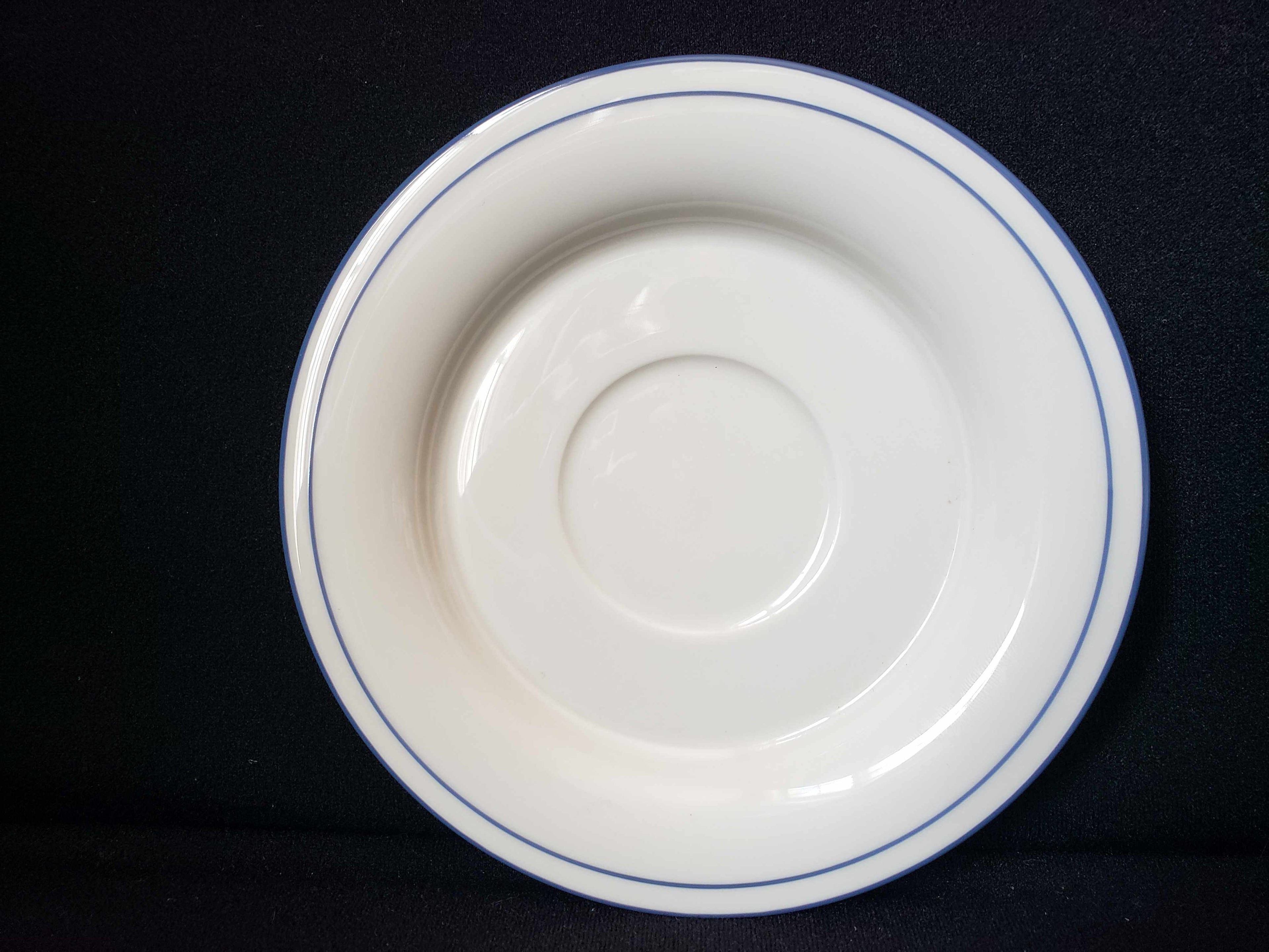 Vintage Lenox Chinastone Blue Pattern Saucer ONLY (lot 1917)
