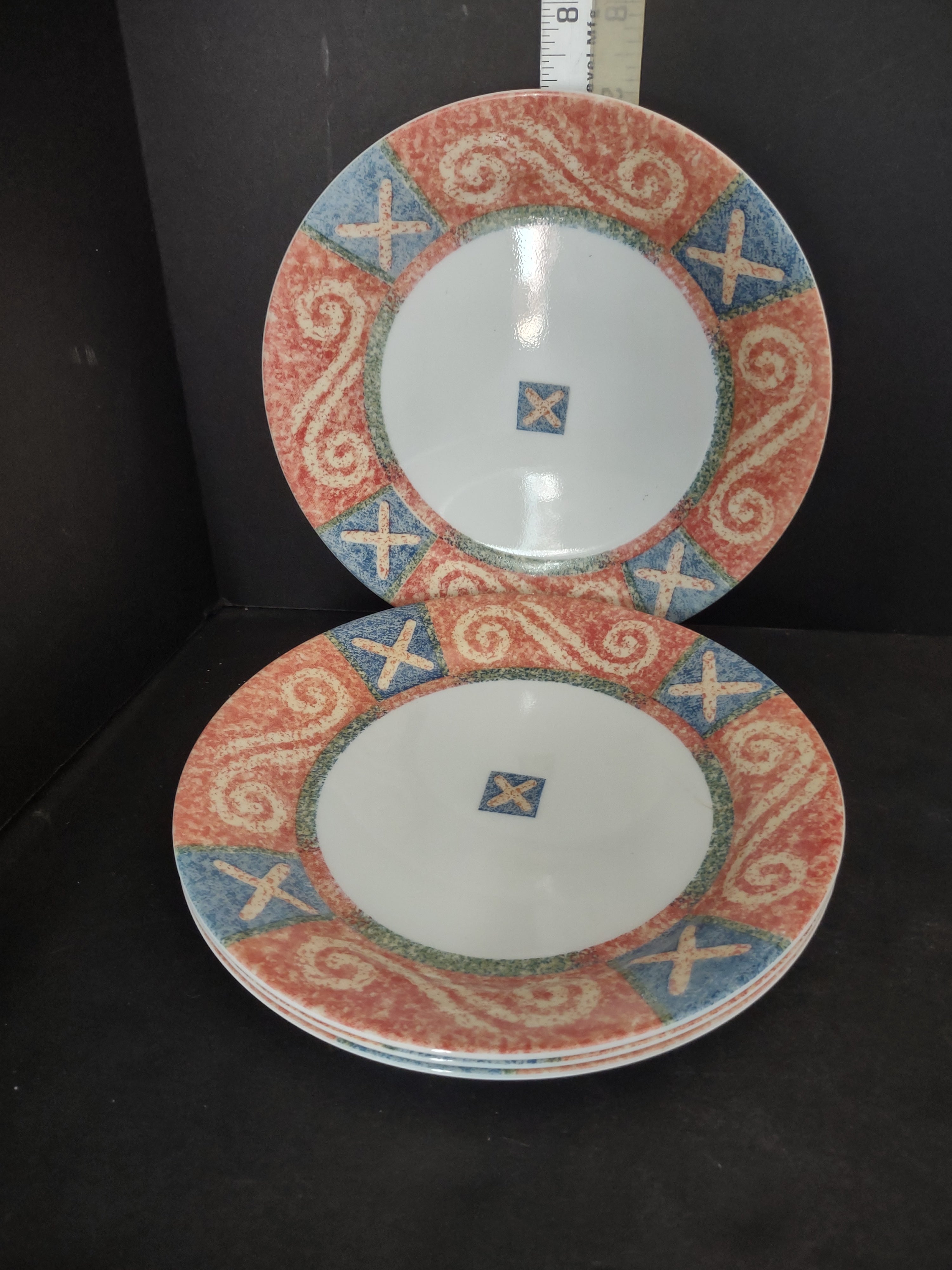 Corelle Sand Art 20 pc Set for 4 Dinner Salad Plate Soup Bowl Mug (lot 2948t)
