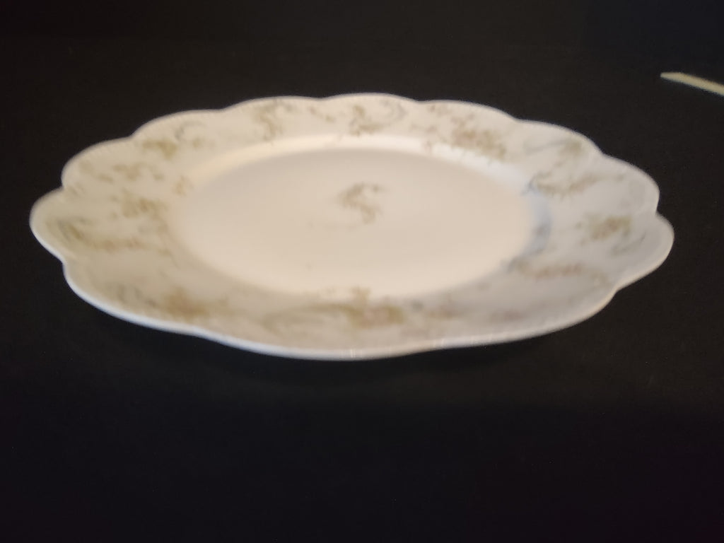 Haviland Limoges French Chic Luncheon/Salad Plate Rose Blue Ribbon (lot 1085)