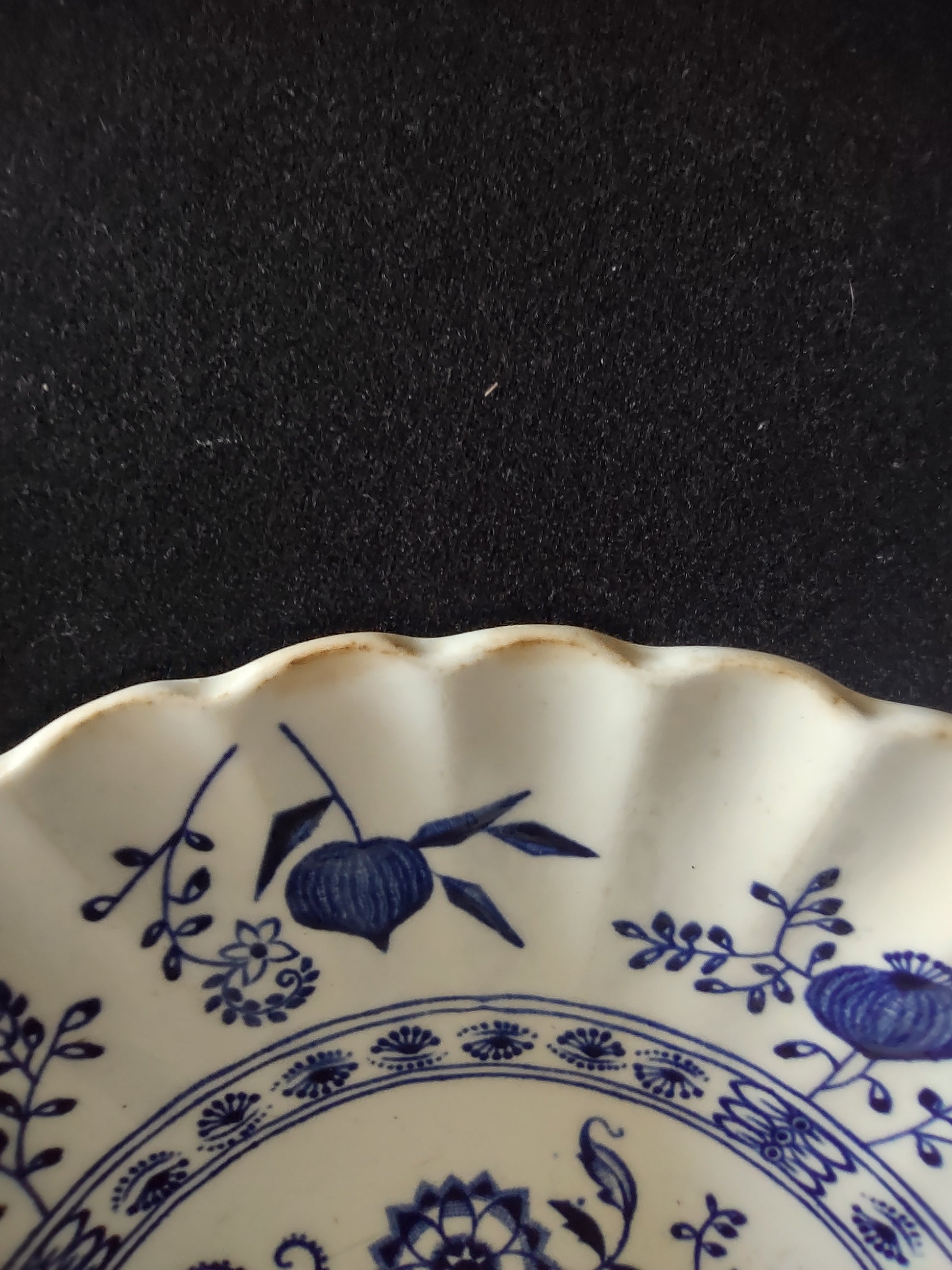 Vintage Meakin Blue Nordic Soup Cereal Bowl Ironstone England Set of 2 (5969)