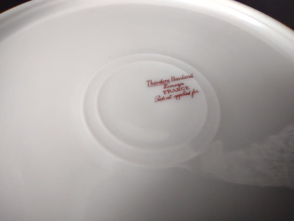 Haviland Limoges Dessert/Salad Roses Floral French Chic (lot 996)