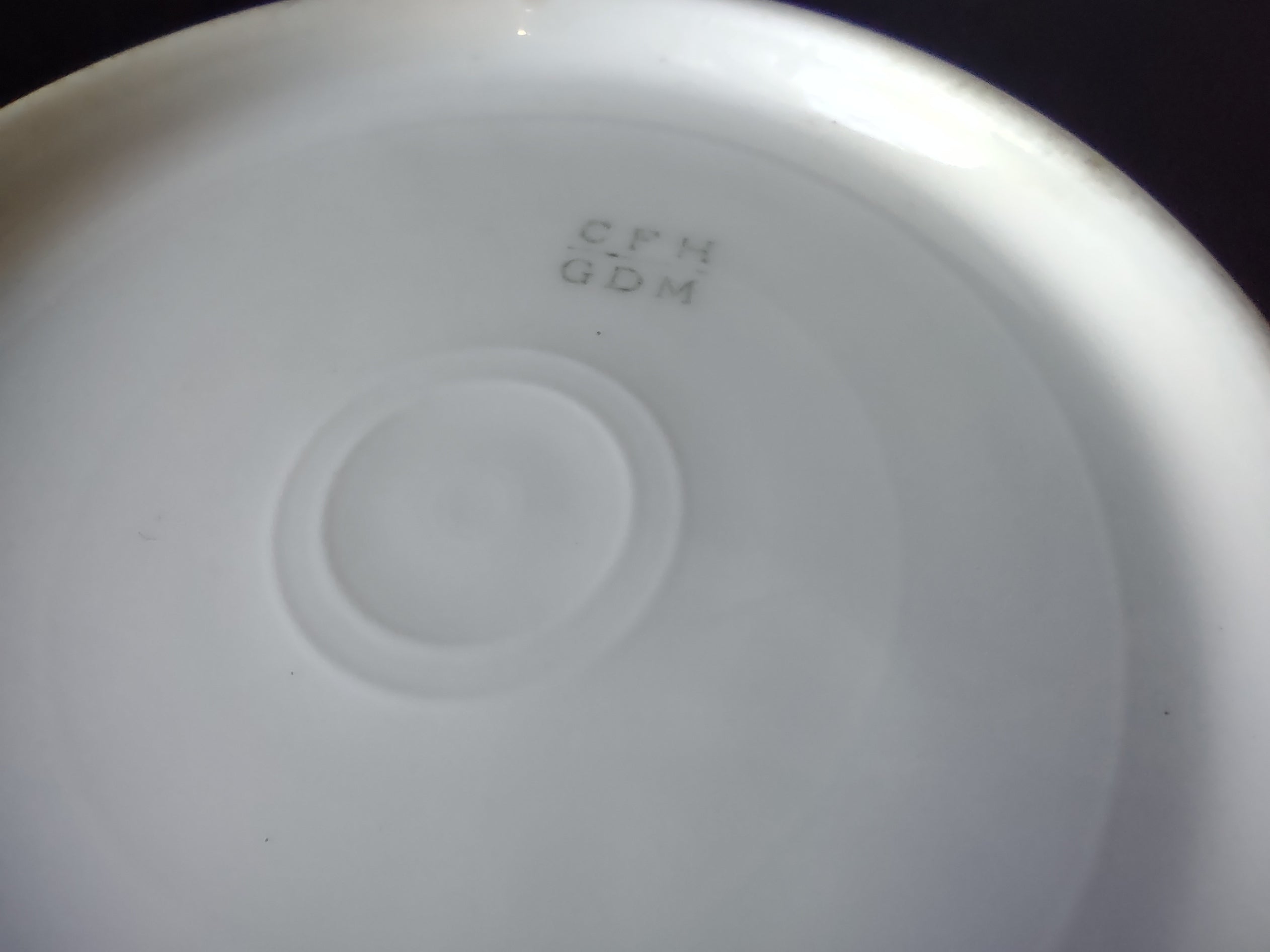 CFH GDM France Limoges Porcelain Bowl 6-1/4" Plain White (lot 1044)