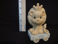 Precious Moments Birthday Train Year #5 Lion Porcelain (lot 2558c)