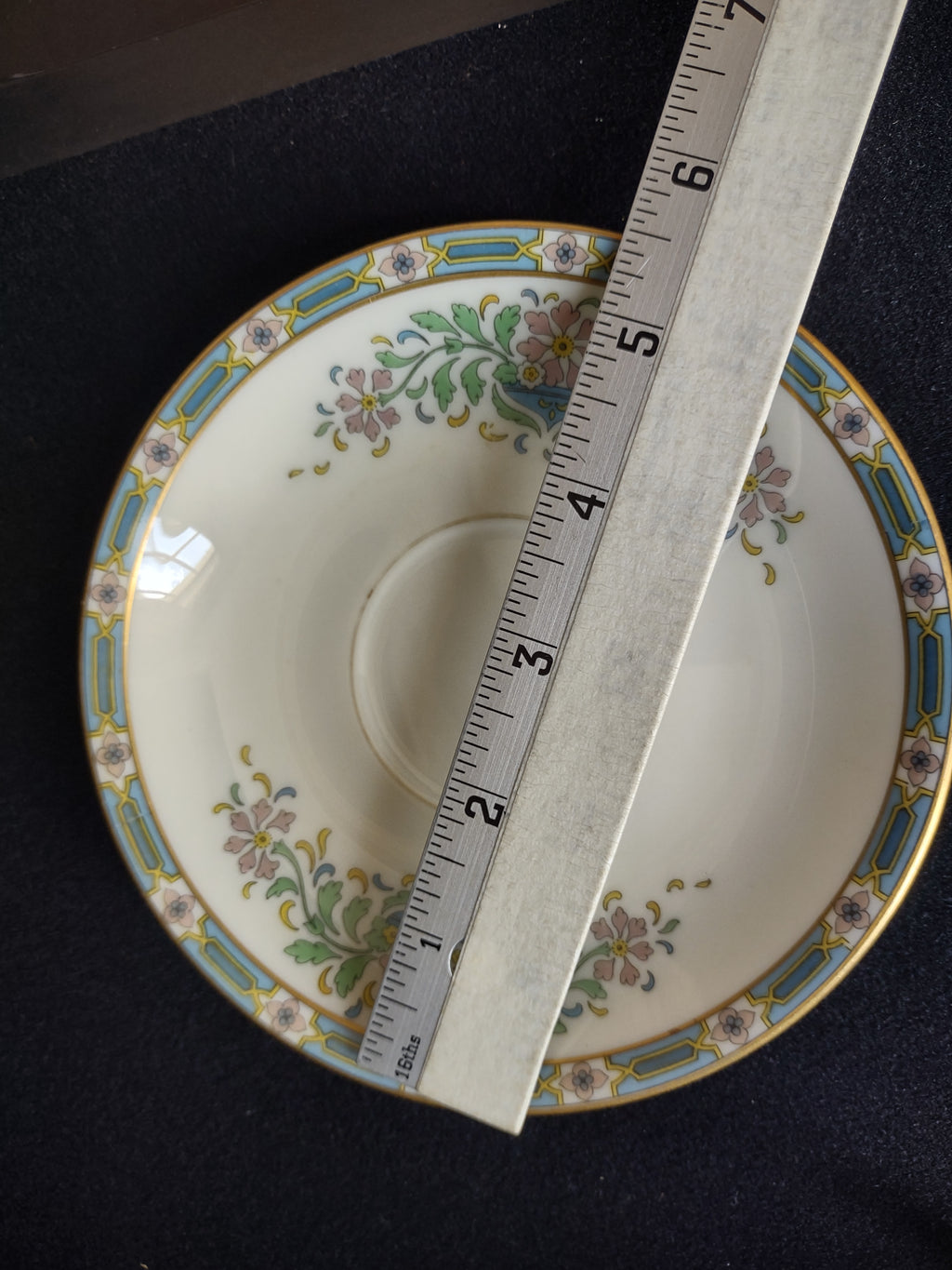 Vintage Lenox Tea Cup with Mystic Saucer Black Stamp (lot 1811)