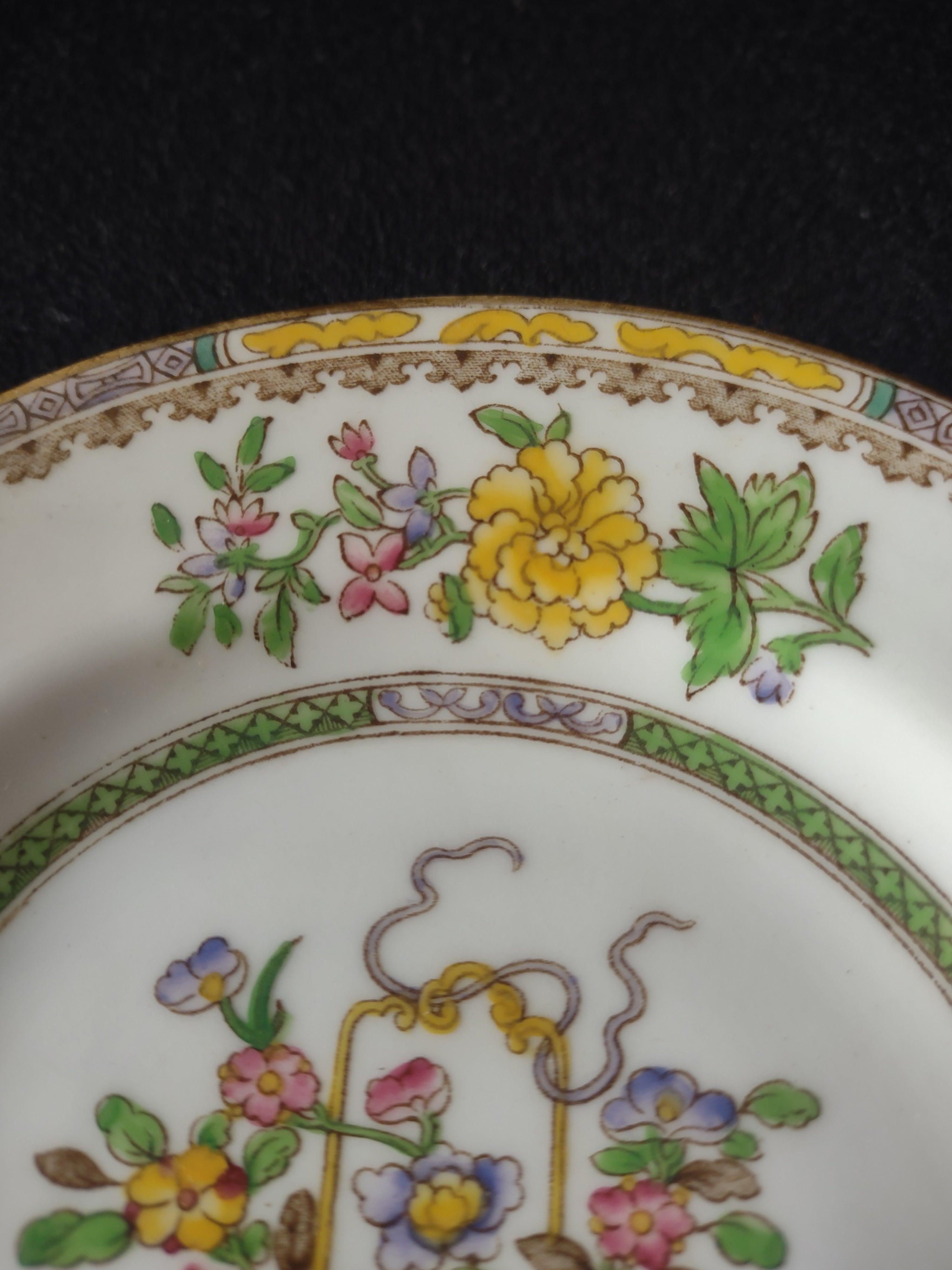Vintage Copeland Spode Bread Butter Plate Old Bow Earthenware Set Of 3(Lot 5790)