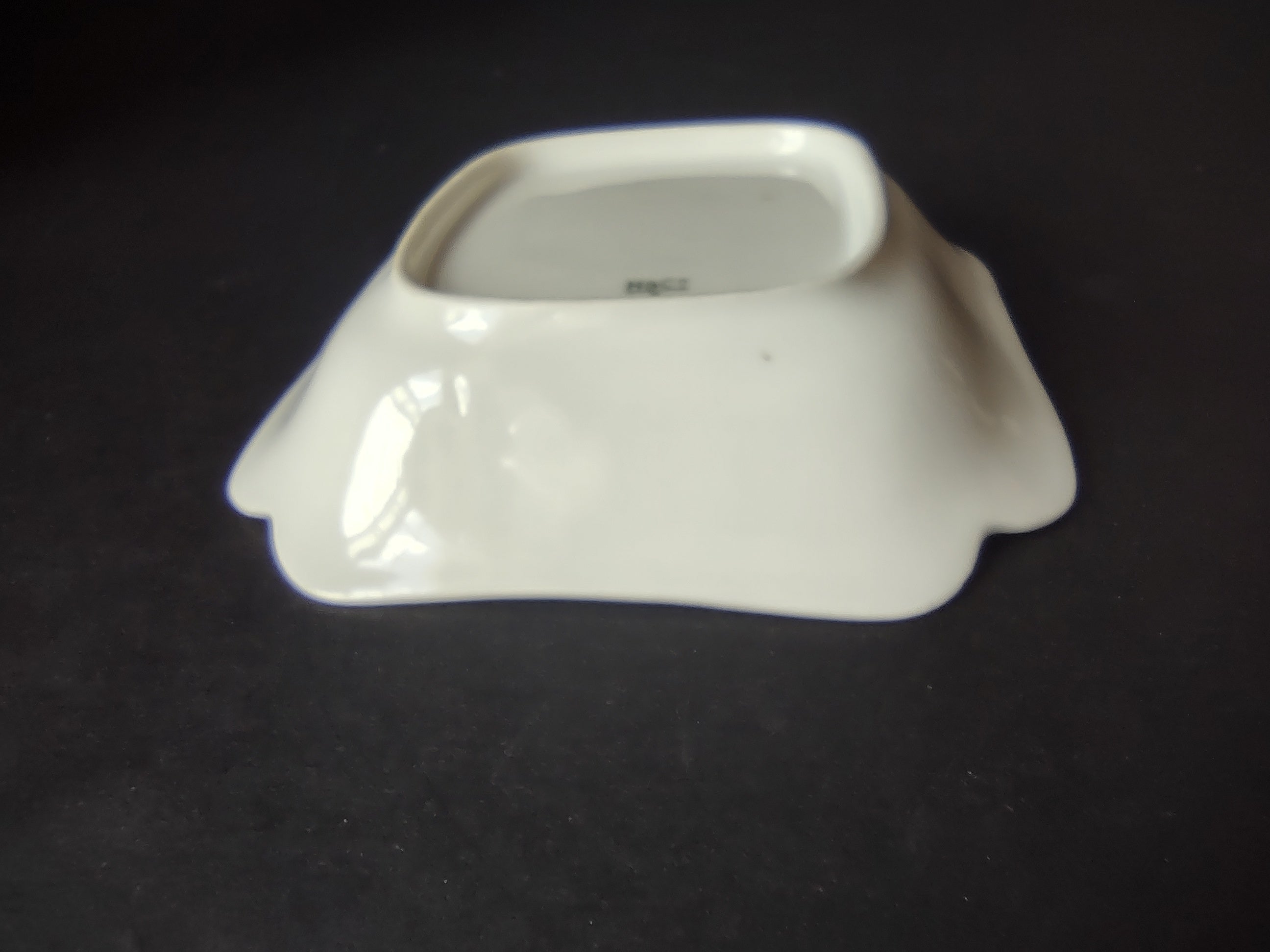 Haviland France Limoges Small Square Bowl 5-1/4" Plain White (lot 1016)