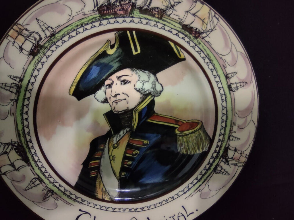 079 Vintage Collectible Royal Doulton The Admiral Plate 10-1/2"