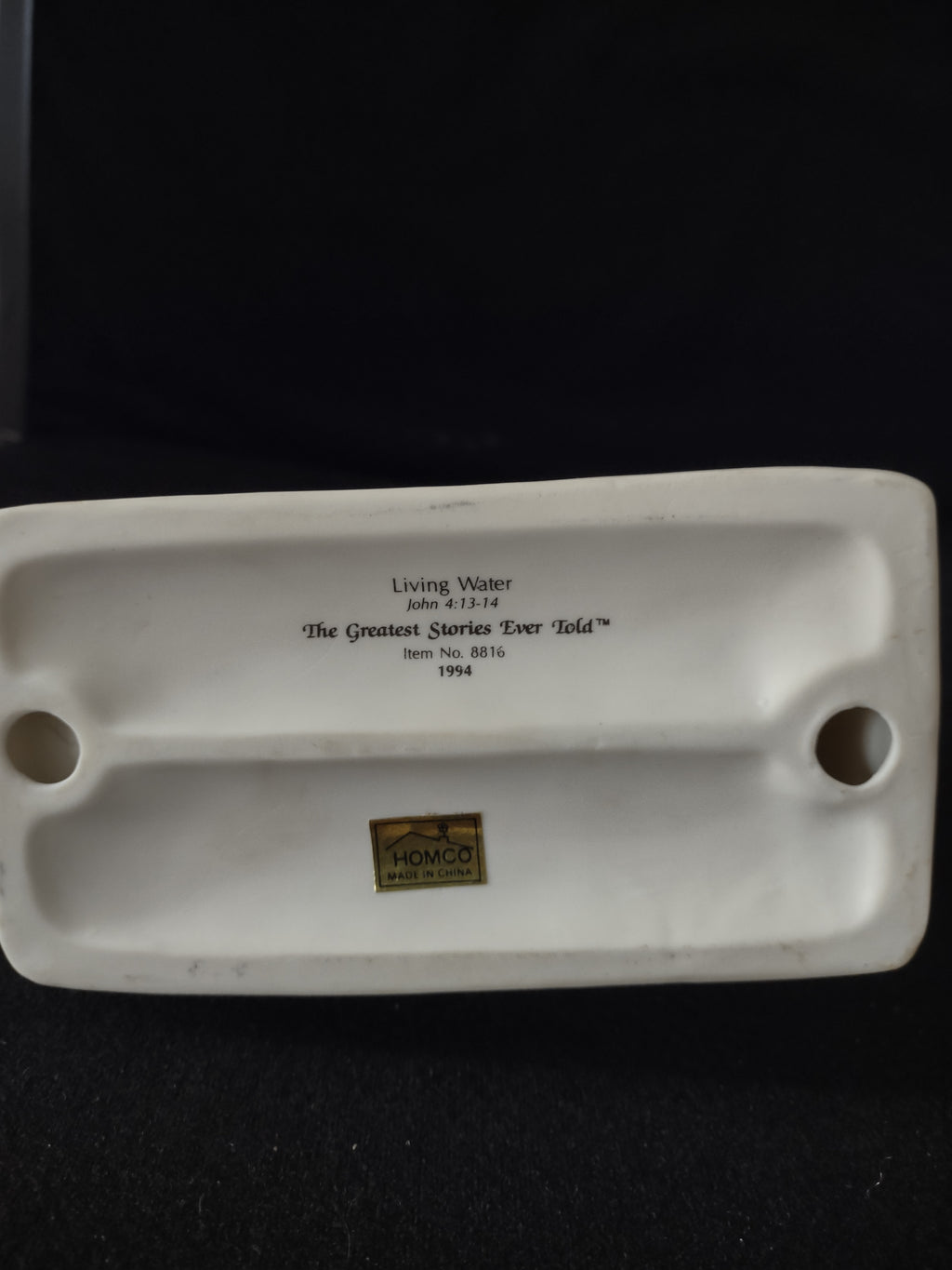 Vintage Homco Living Water John 4 13-14 The Greatest Story Ever Told (Lot 3949)