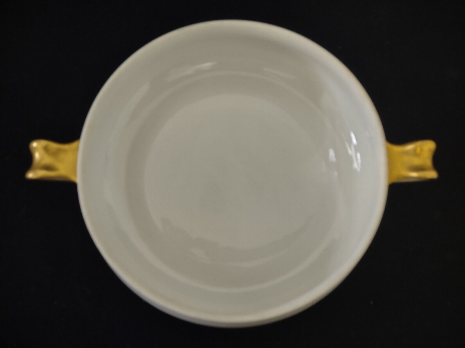 Noritake Yellow Laurel Band Round Soup Tureen S 792A Dish Gold Trim (lot 326)