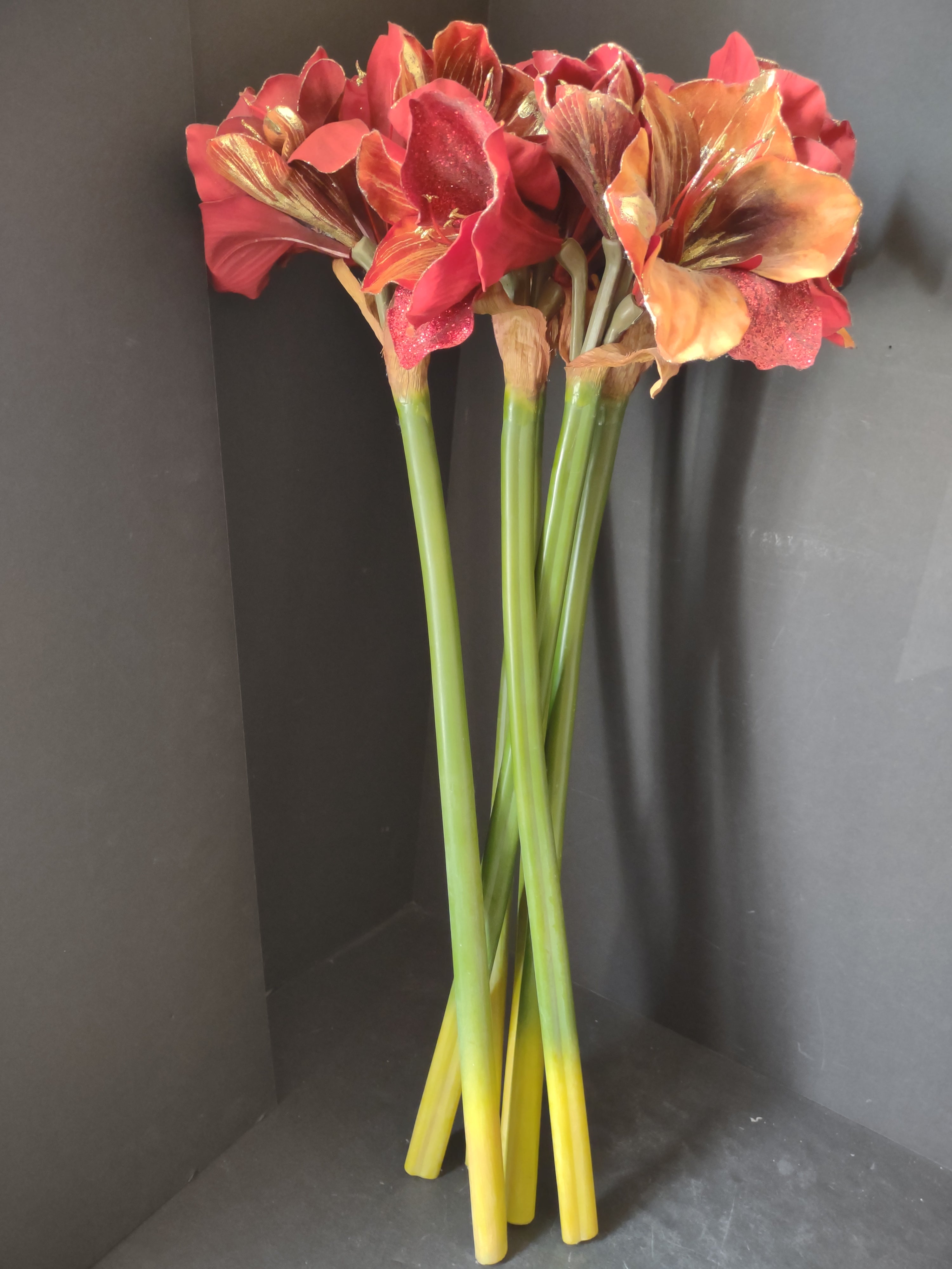 Artificial 30" Amarillo Flower x 6 (lot 3076c)