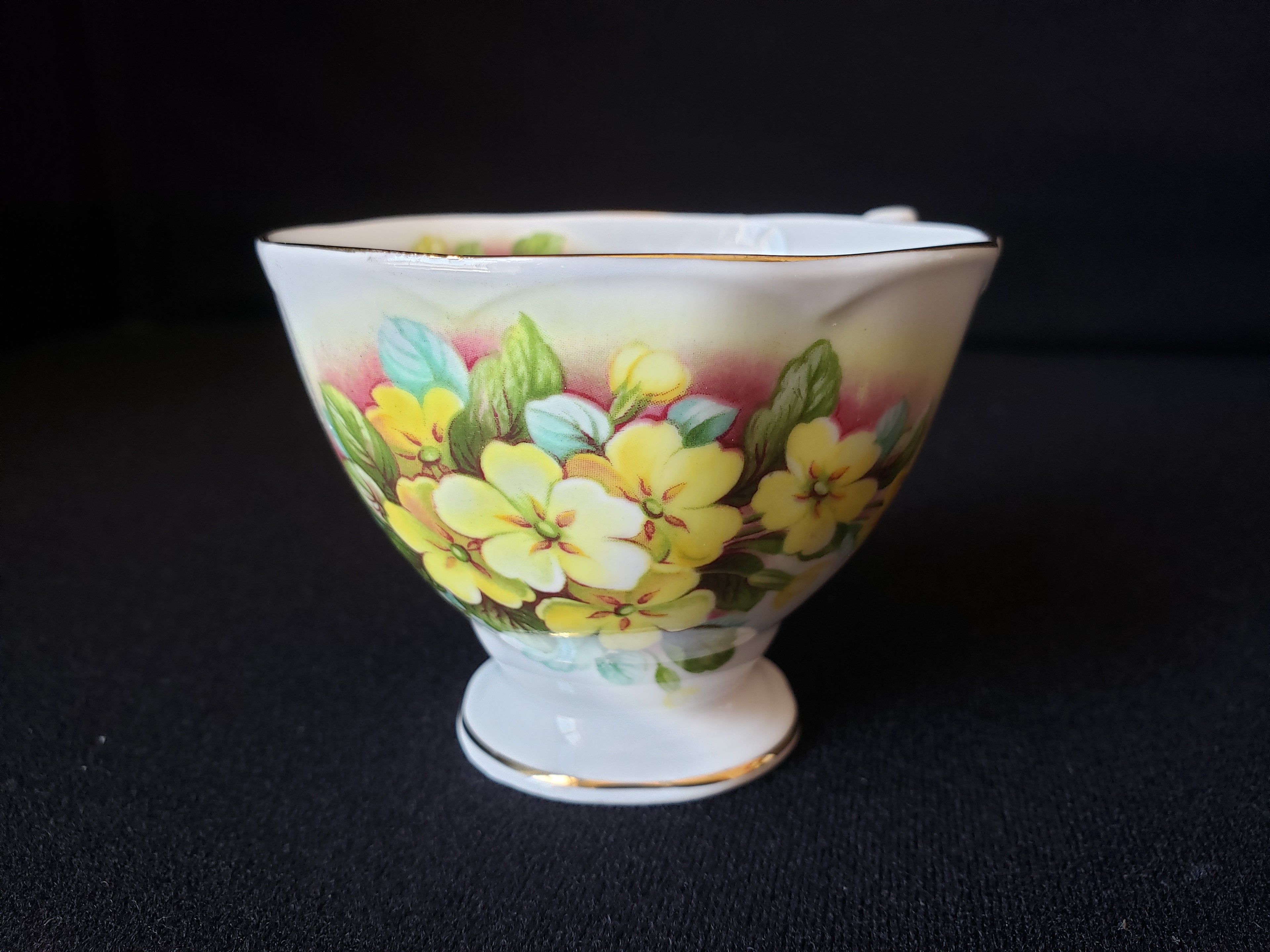 Vintage Royal Albert Floral Primula Demitasse Cup ONLY (lot 2038)
