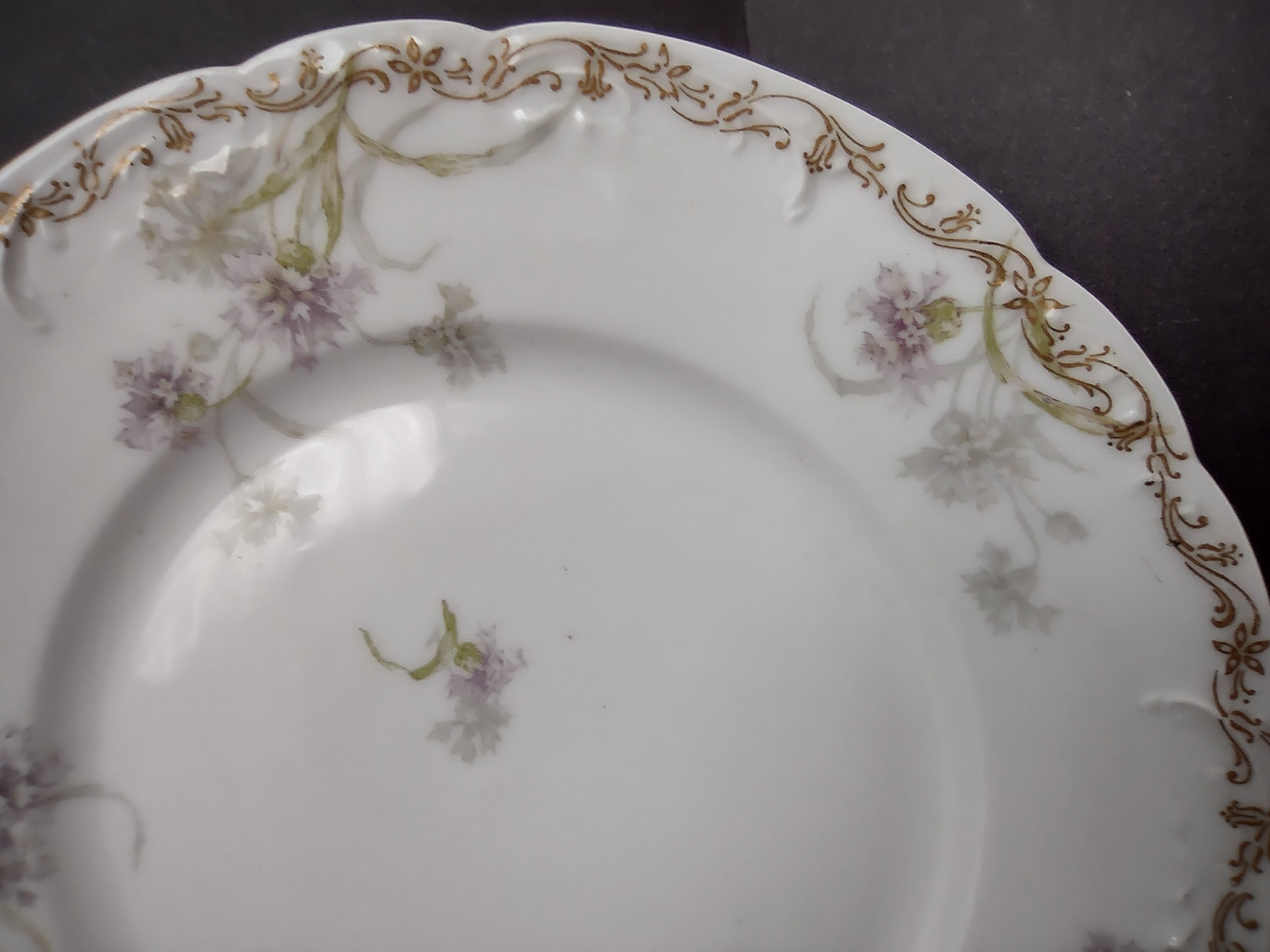 Haviland Limoges Dinner Plate Cornflower French Chic (lot 992)