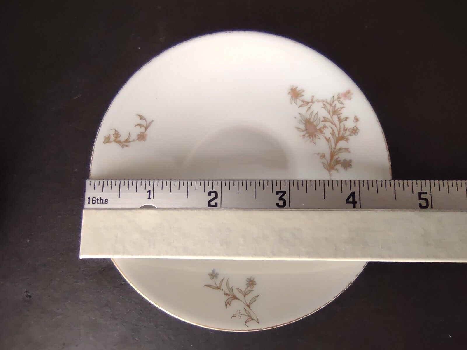 Vintage Demitasse Cup AK Limoges France Flower (lot 523)