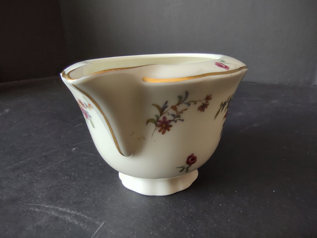 Haviland Limoges Creamer Pitcher Peony Flower Cream (lot 930)