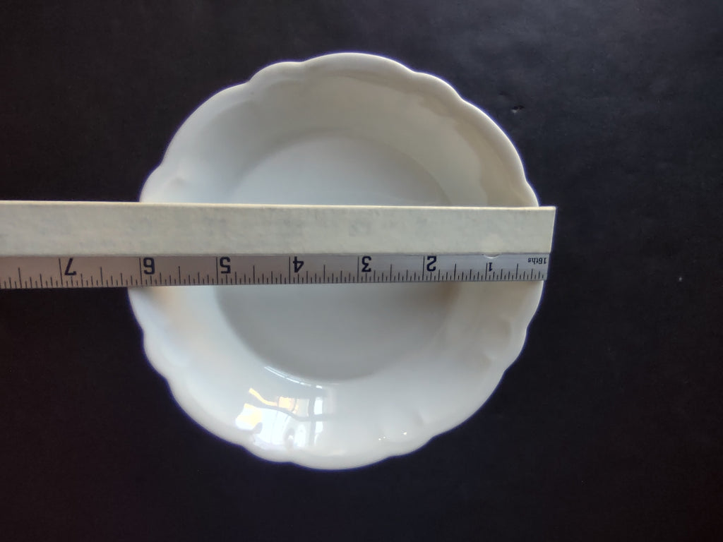CFH GDM France Limoges Porcelain Bowl 6-1/4" Plain White (lot 1044)