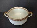 Haviland Limoges Bouillon Cup ONLY Green Red Design (lot 1064)