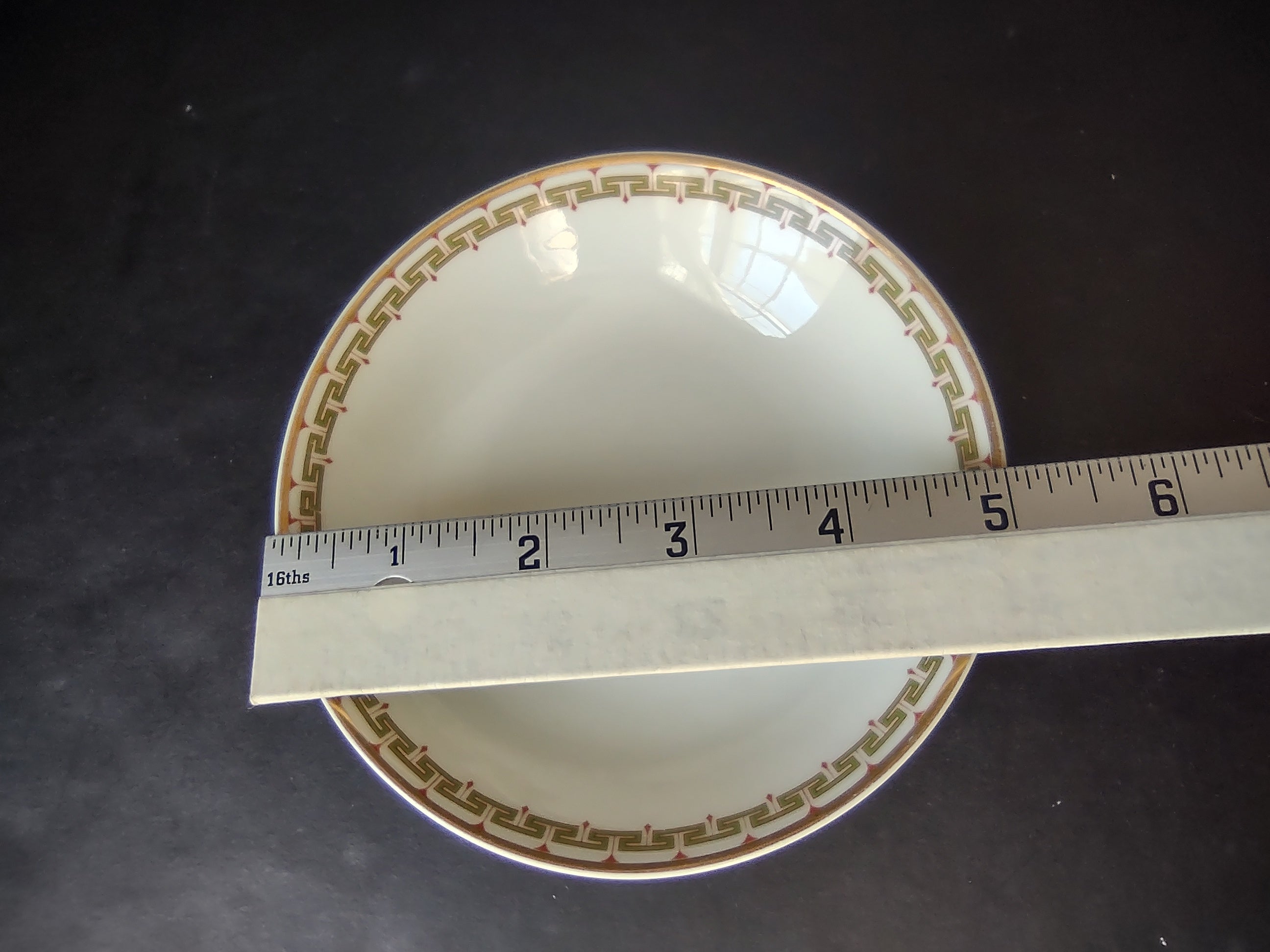 Haviland Limoges Small Cranberry Bowl 5" Albany Red (lot 1060)