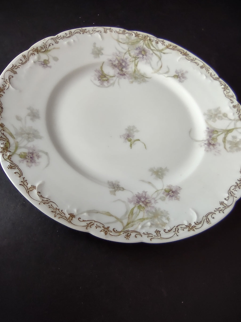 Haviland Limoges Dinner Plate Cornflower French Chic (lot 992)