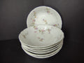Haviland Limoges 7 x Small Bowl 5" Pink Purple Yellow Rose (lot 839)