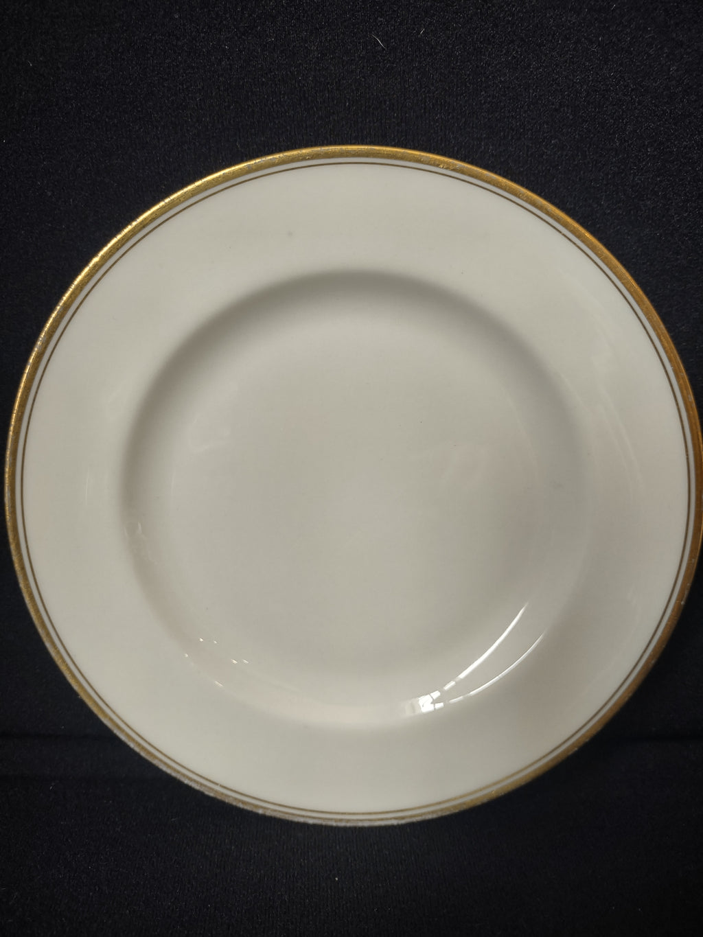 Vintage Lenox Dessert or Bread Plate Gold Trim Green Stamp 6-1/4" (lot 1860)