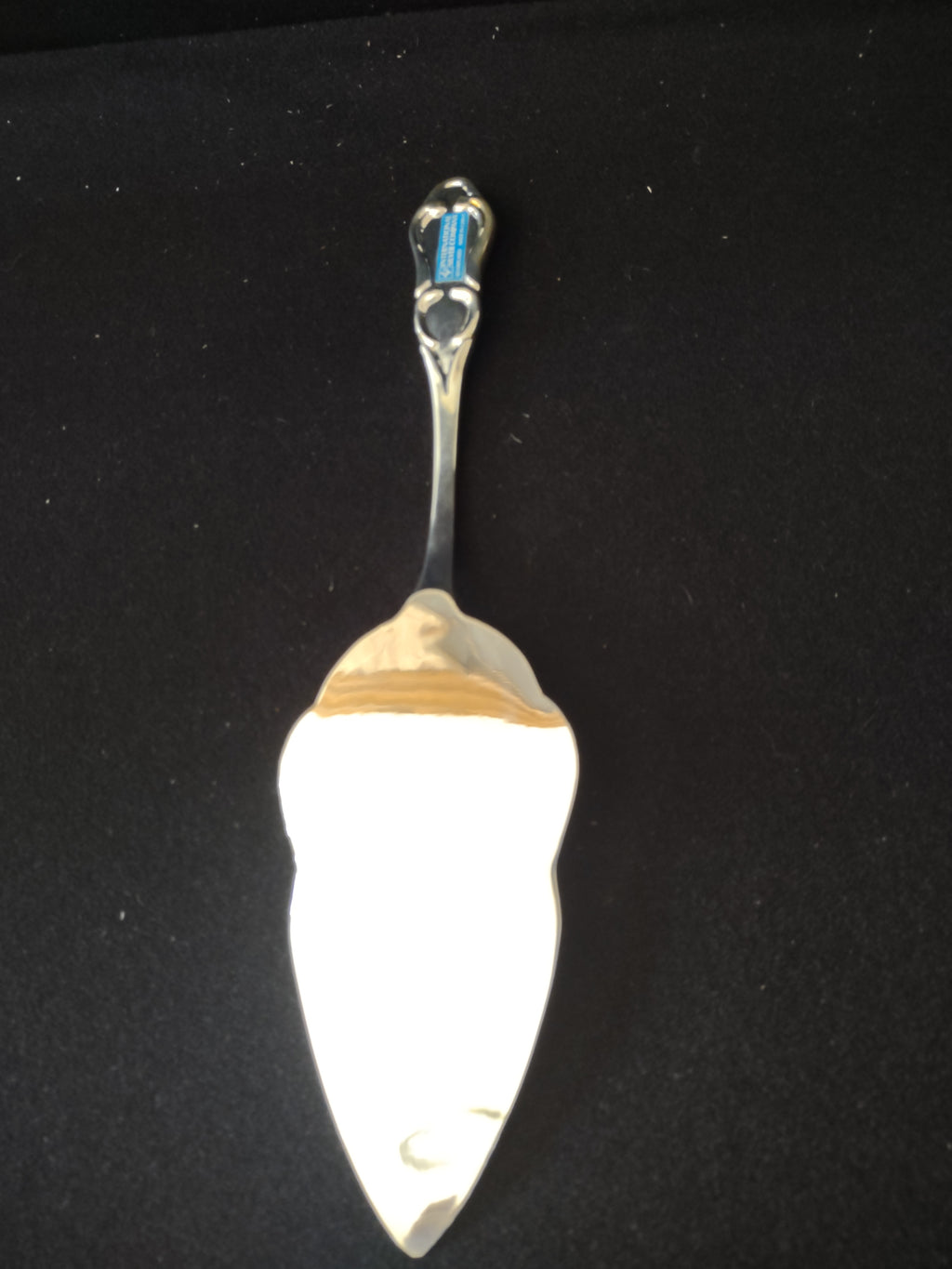 Vintage Silver Plated Engraved Christmas Serving Trowel (Lot 3327)