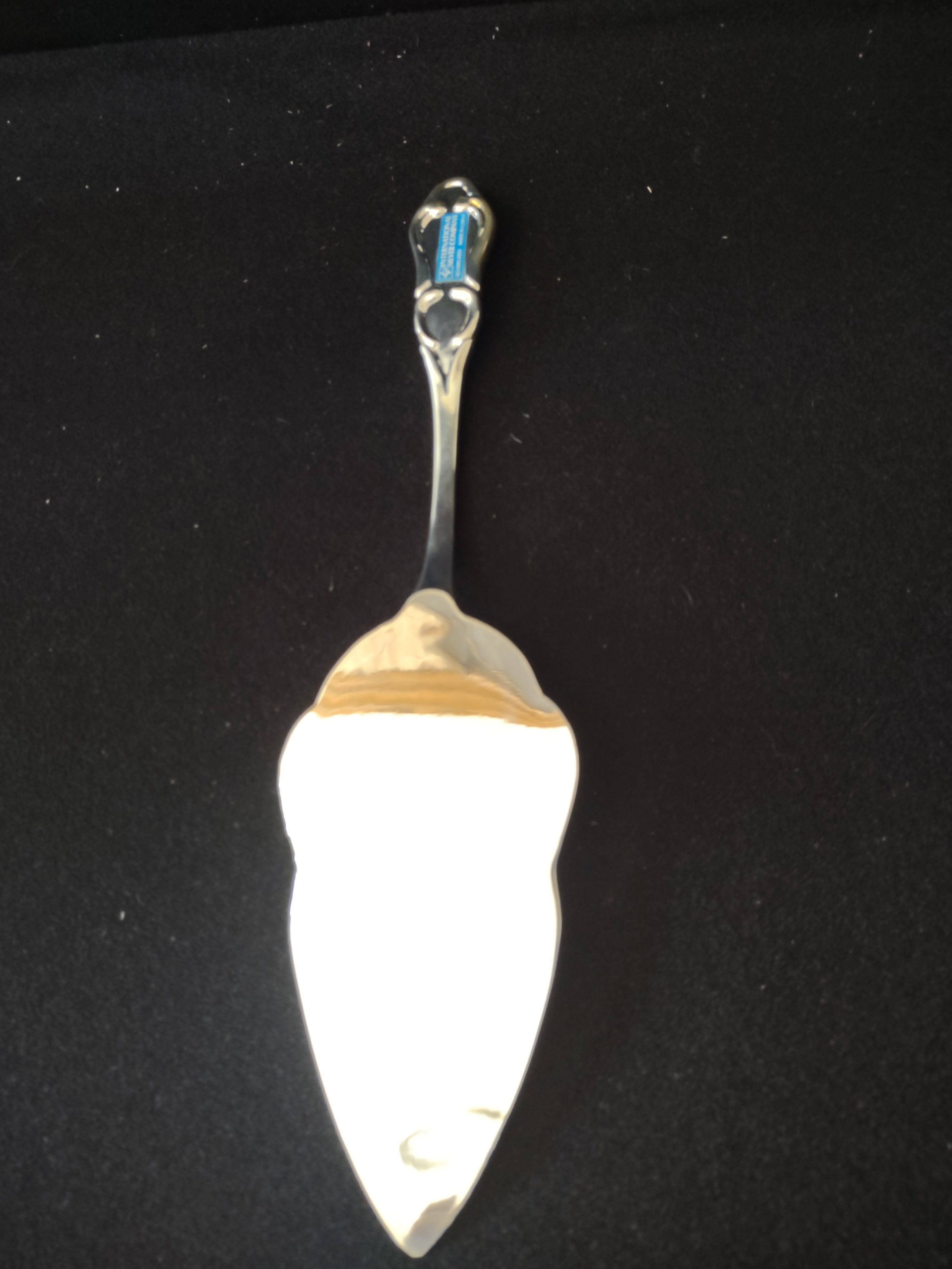 Vintage Silver Plated Engraved Christmas Serving Trowel (Lot 3327)