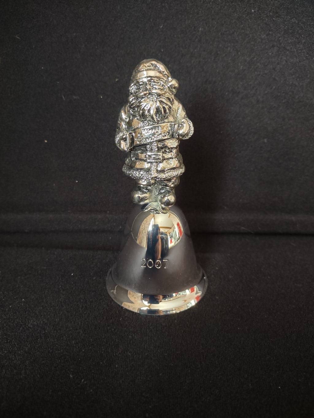 Christmas Santa Bell Silver-Plated St. Nicholas Square 2007 (lot 2515c)