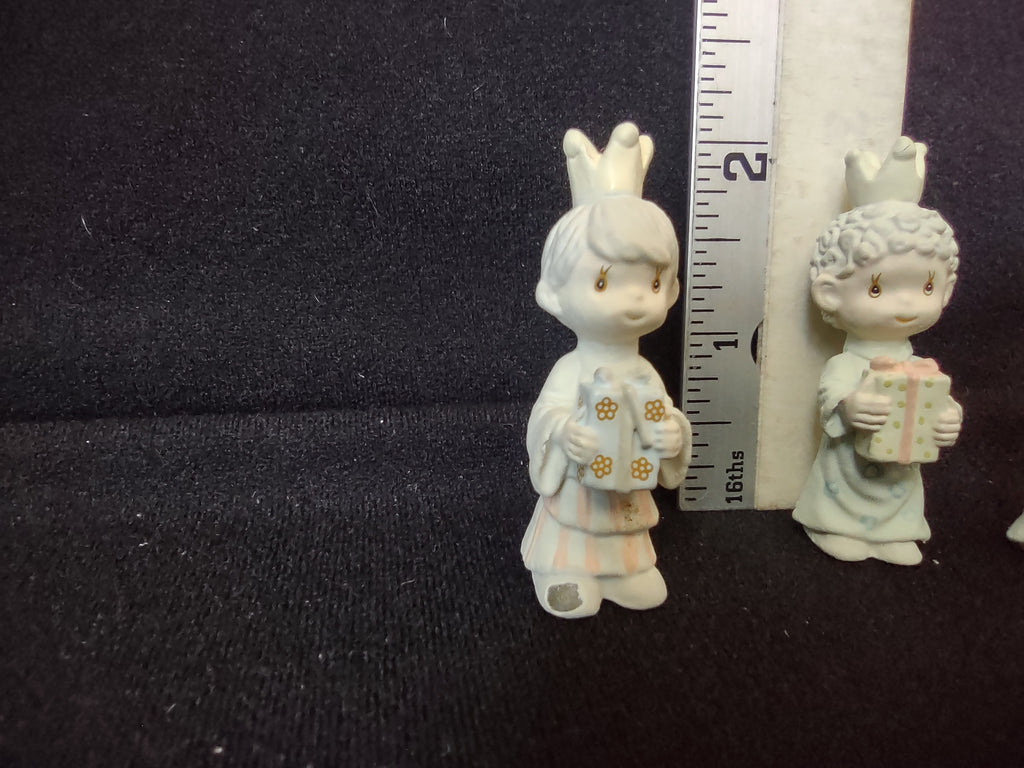 Precious Moments Miniature Pewter Nativity Three Kings (lot 2474c)