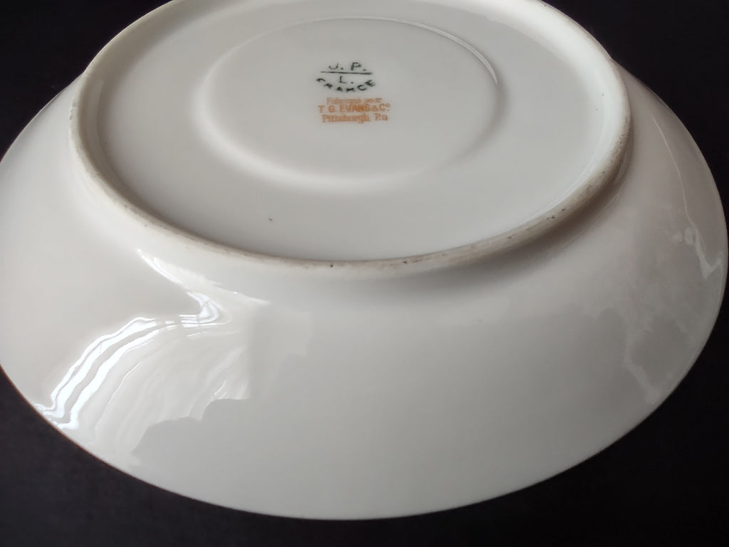 JP France for T.G. Evans & Co Pittsburgh Saucer ONLY Rose Garland (lot 835)