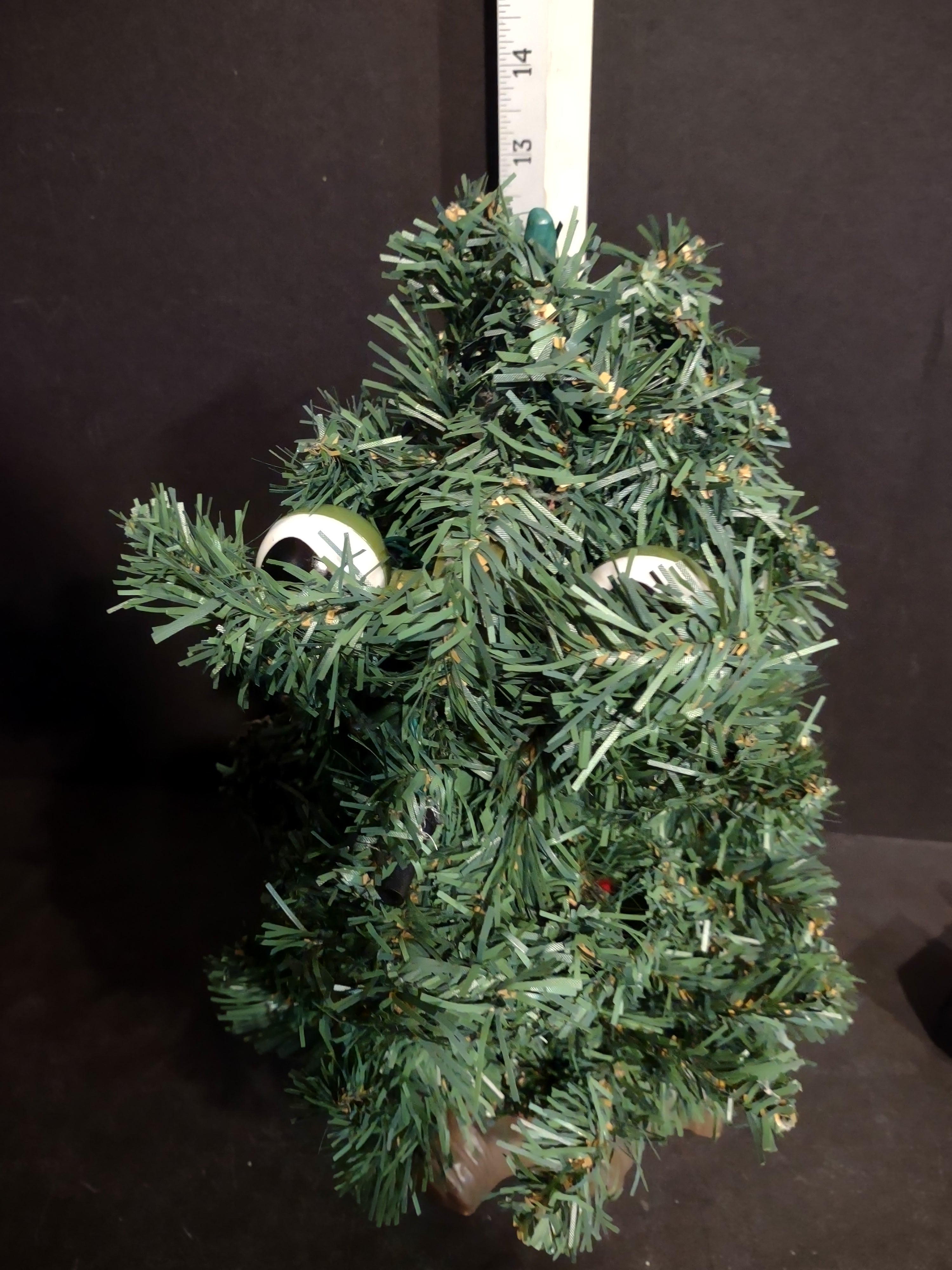 Vintage Douglas Fur Gemmy Talking Tree for PARTS with Adapter (lot 3428)