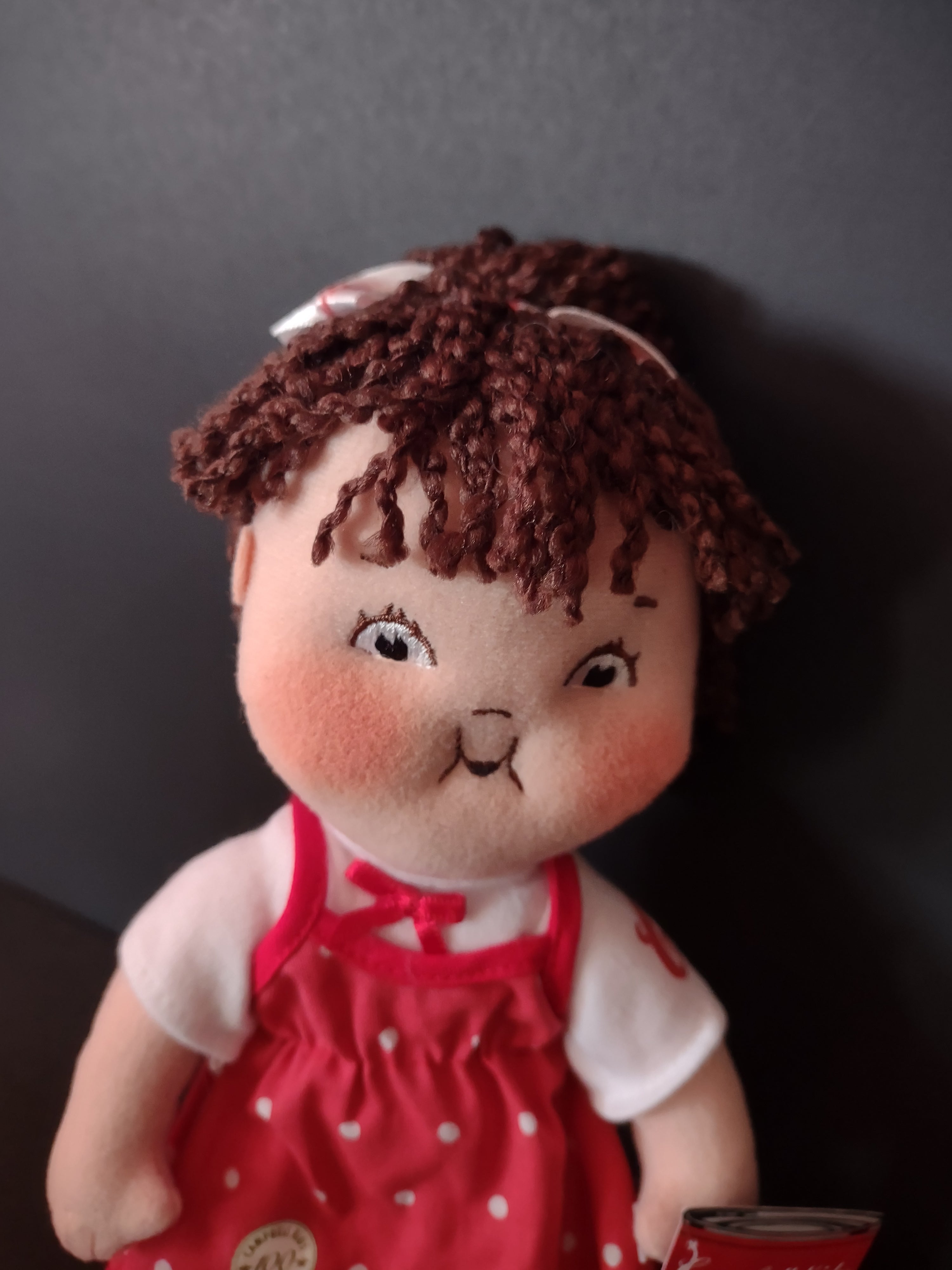 Vintage 2004 Campbells Anniversary Plush Dolls Boy Girl Collectible (Lot 4731)