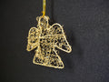 Lot of 12 Christmas 4" Angel Ornaments Golden Color (lot 1586)