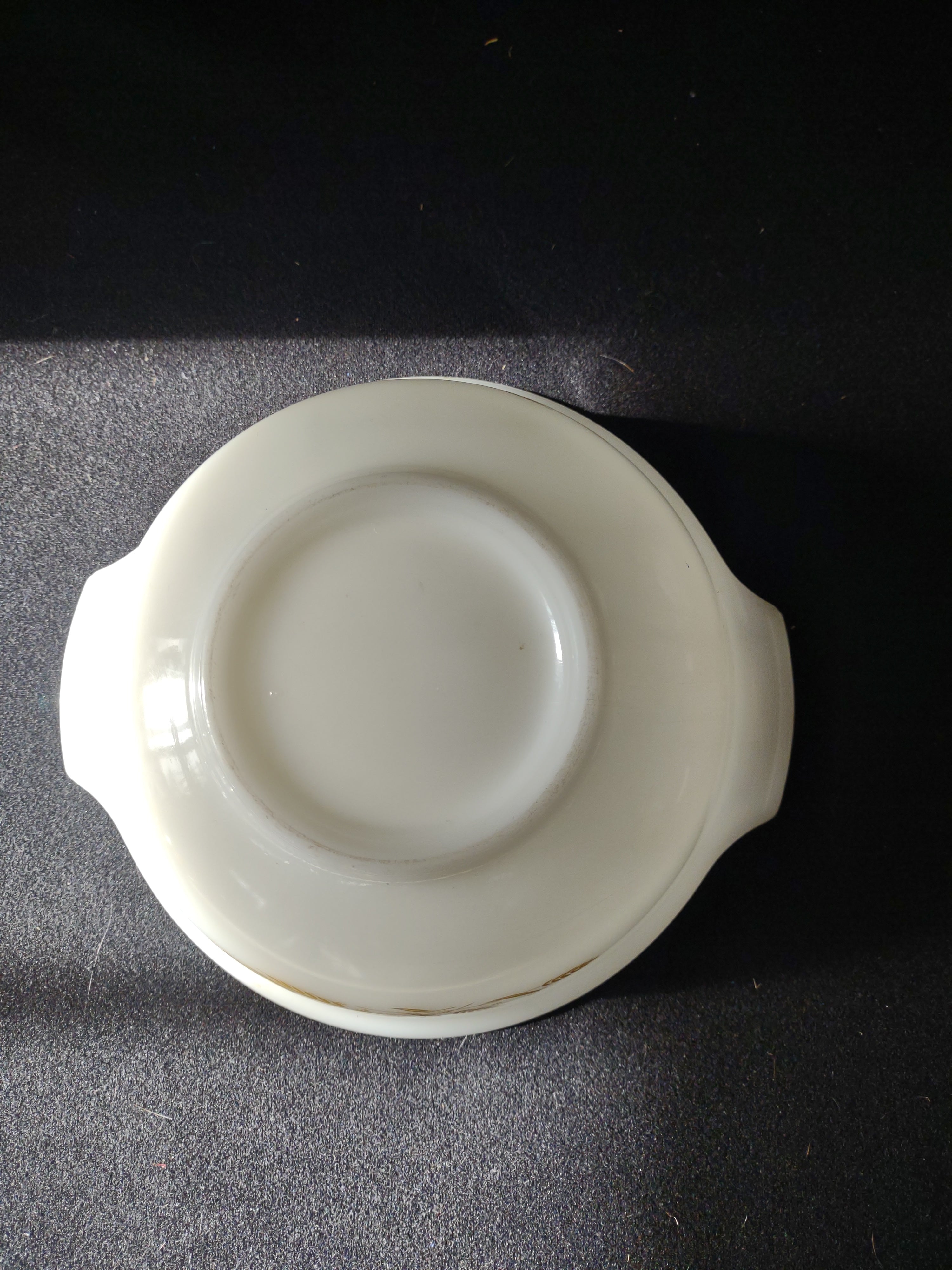 Vintage Sears Milk Glass Mixing Bowl Harvest Wheat (Lot 5128)