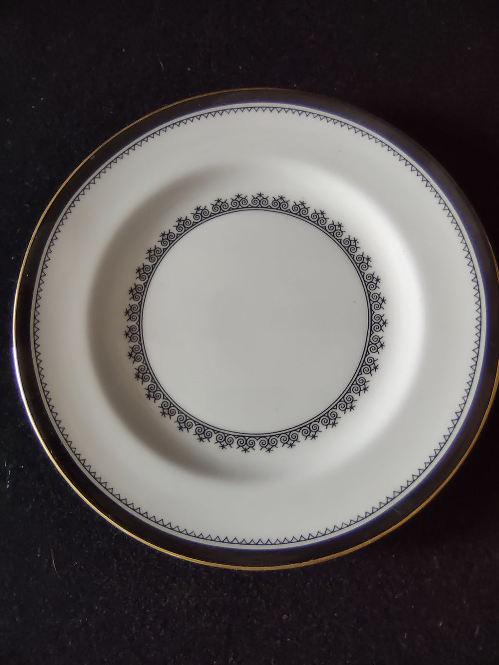 Vintage Spode Bread Butter Plate Bone China Camelot Gold Trim (Lot 5739)