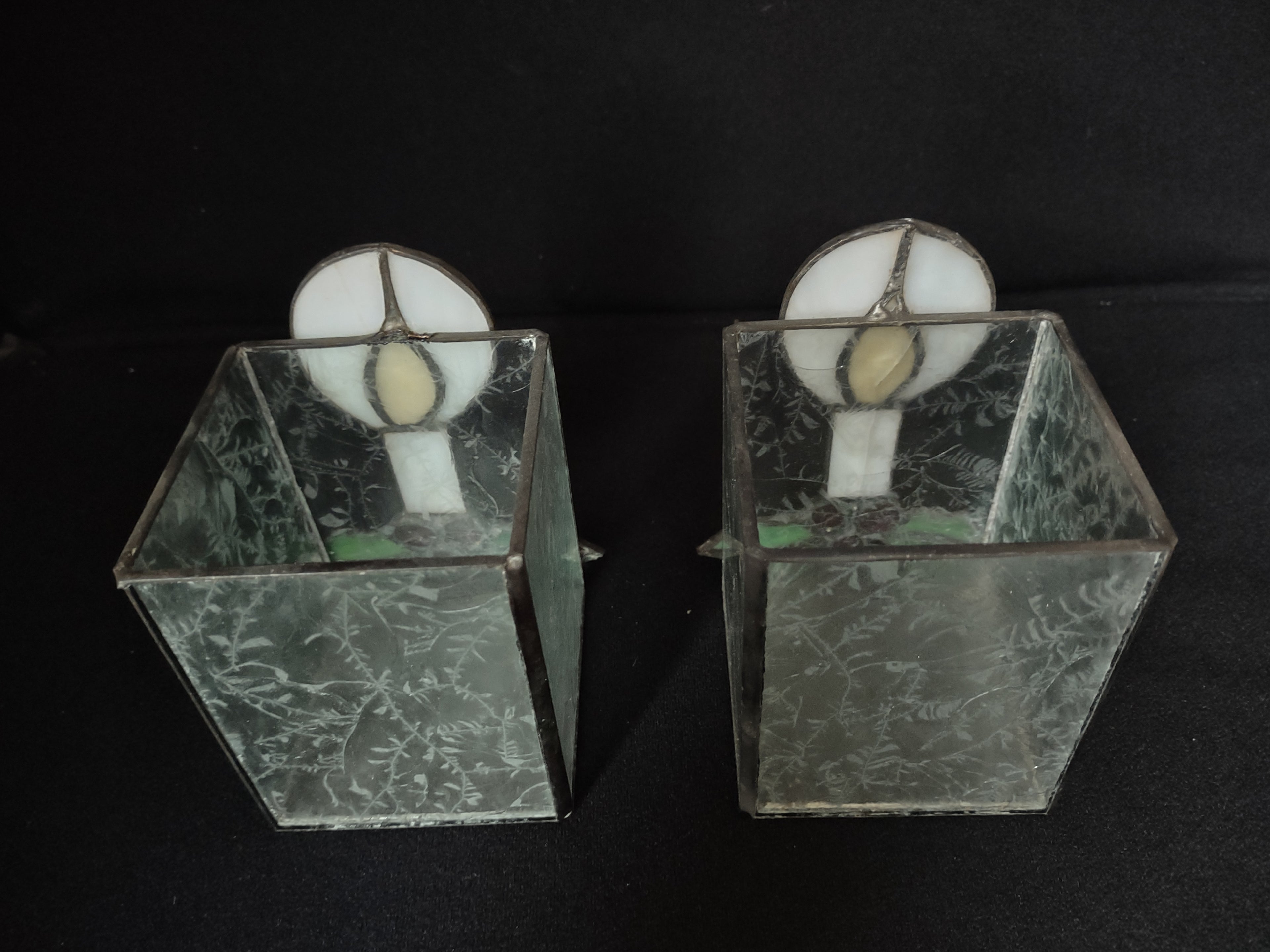 Christmas Candle Holders Plastic (lot 1715)