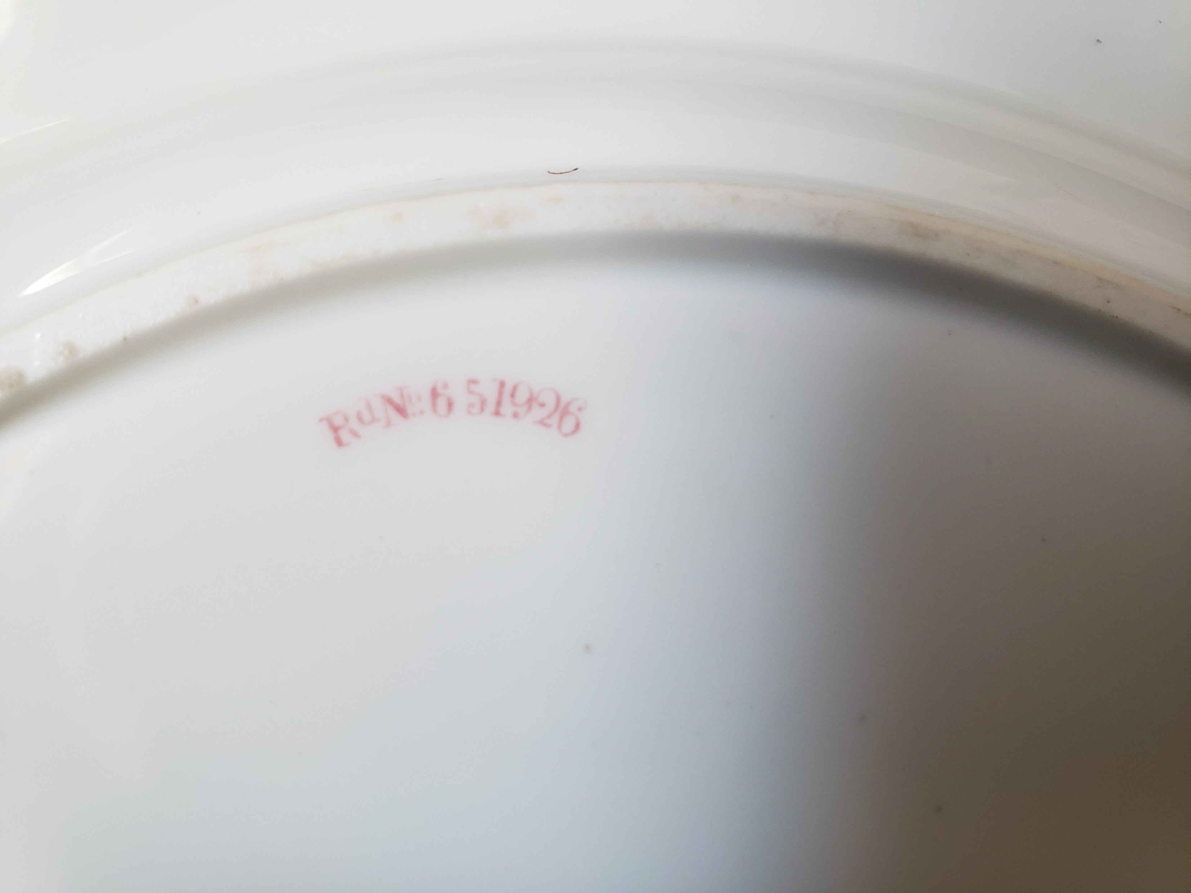 Vintage Royal Worcester Athena Dinner Plate 10-1/4" (lot 2132)