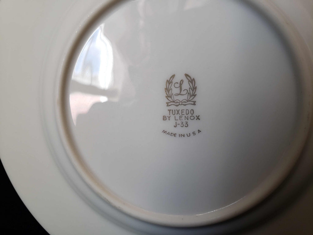 Vintage Lenox Tuxedo J-33 Bread or Dessert Plate 6-3/8"(lot 1968)