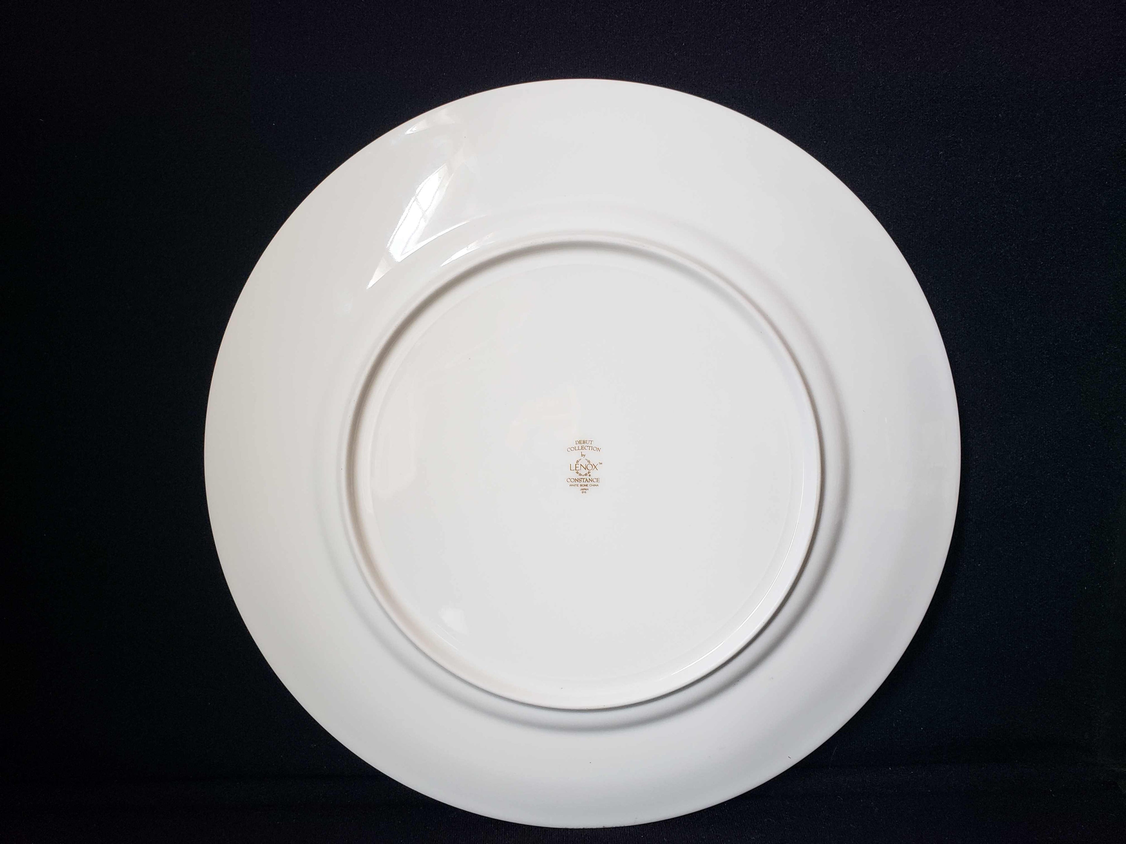 Vintage Lenox Debut Constance Fine Bone Luncheon Plate 10-3/4" (lot 1914)