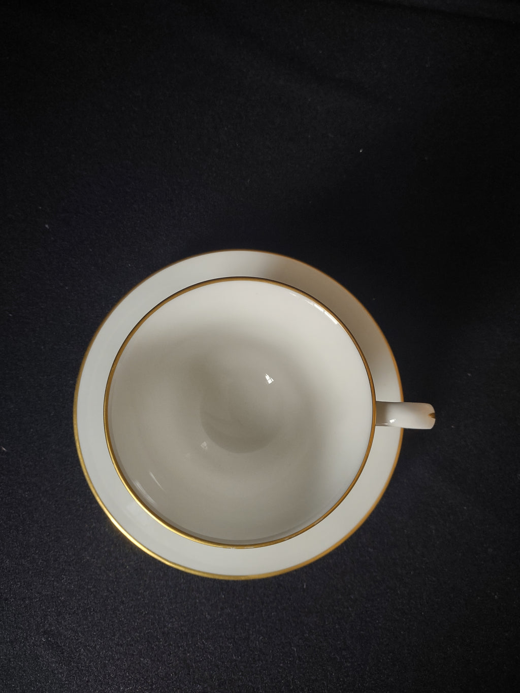 Vintage Lenox Oxford Andover Bone China Tea Cup with Saucer (lot 1878)