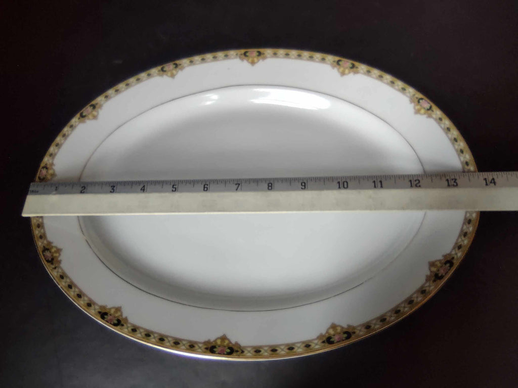 Vintage Noritake Ceylon Serving Platter 14" x 10" (lot 2617)
