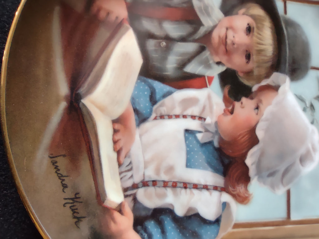 Vintage Days Gone By Collector Plate 5th Issue Little Tutor (Lot 5189)