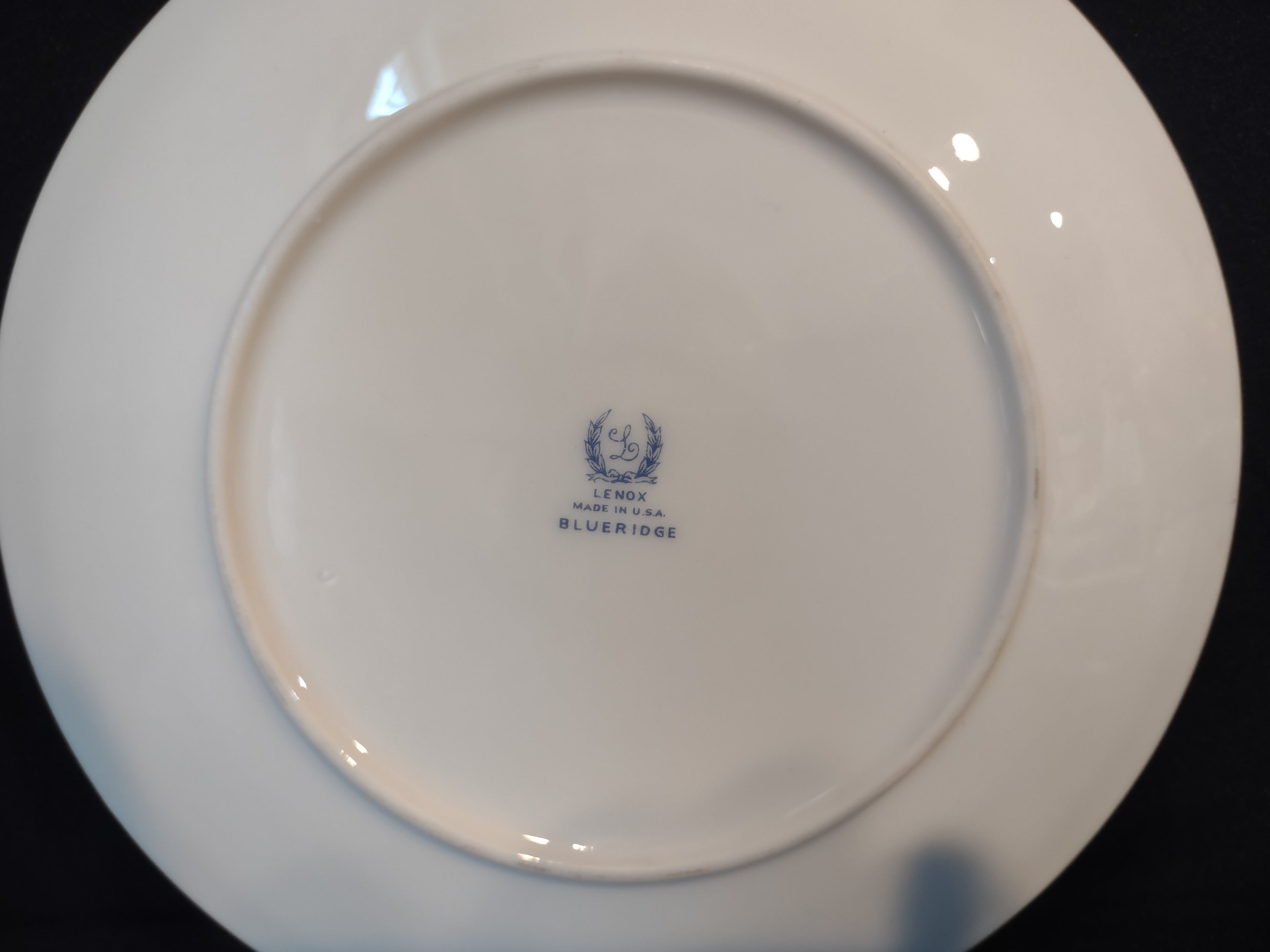 Vintage Lenox Dessert Plate 7" Blue Stamp (lot 1780)