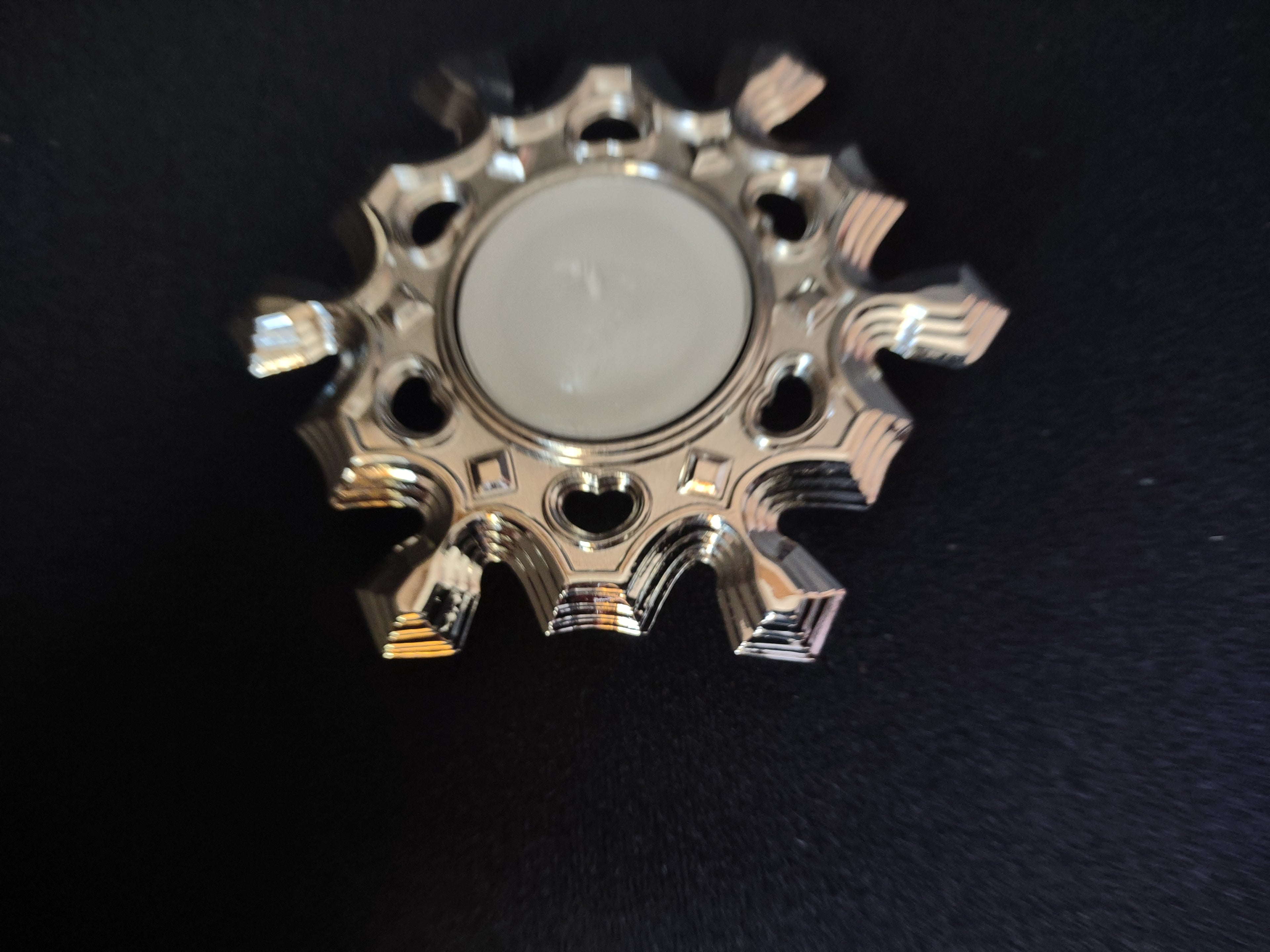 Christmas Lenox Snowflake Votive Tea Light Holder Silverplated (lot 1666)
