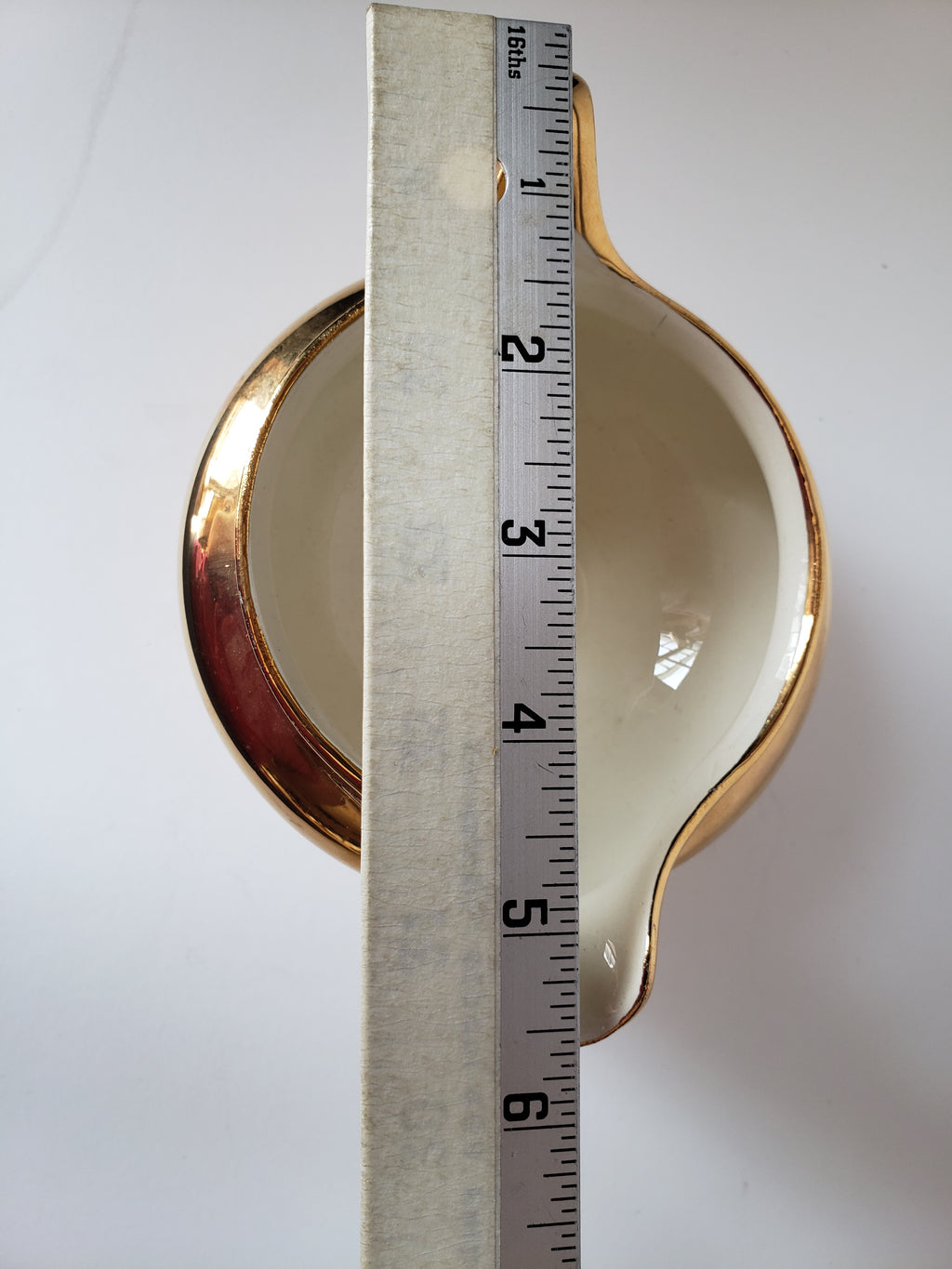 Vintage Homer Laughlin Eggshell Nautilus 22K GOLD Creamer (2154)
