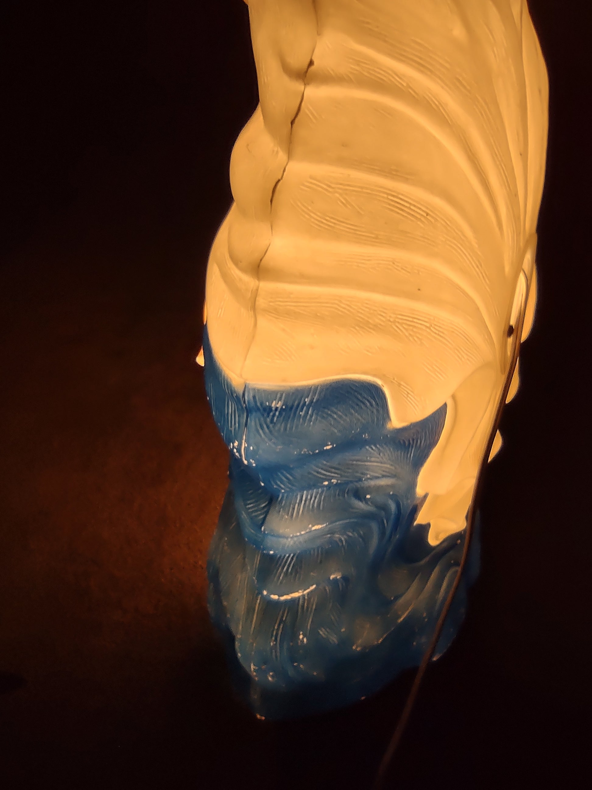 Vintage Christmas Nativity Mary Blow Mold Light Up 28"(lot 1311)