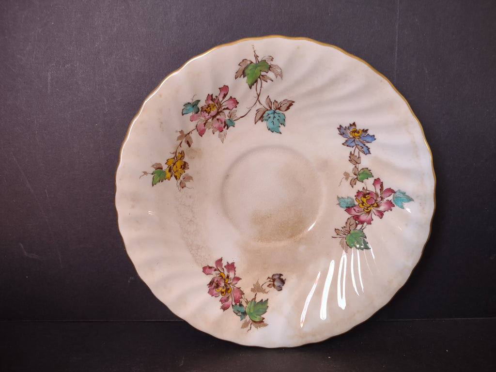 Vintage Minton England Bone Vermont Bouillon Cup with Liner IMPERFECT (lot 5464)