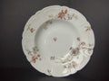 Antique Haviland Limoges Blue Red Flower Soup Plate 9" (lot 957)