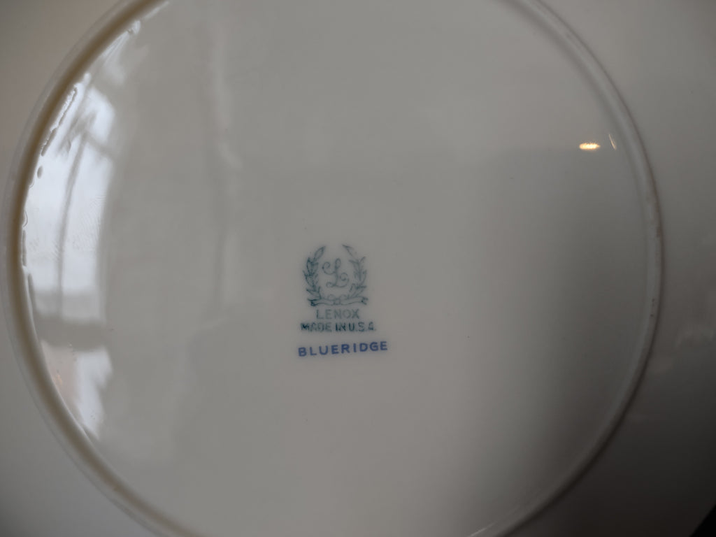 Vintage Lenox Dessert Plate 7" Blue Stamp (lot 1780)